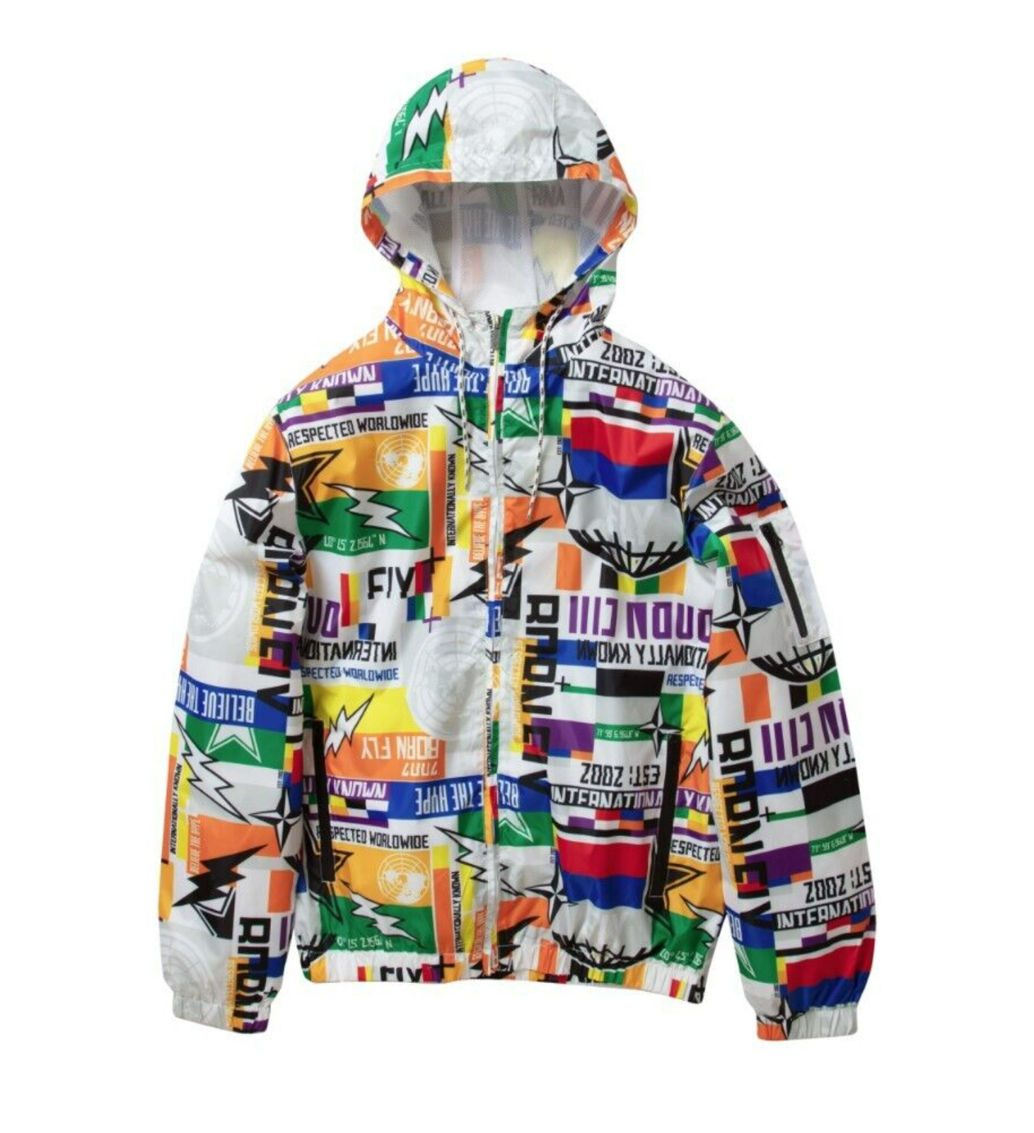 BORN FLY NYLON GRAPHIC JACKET 2202O4316