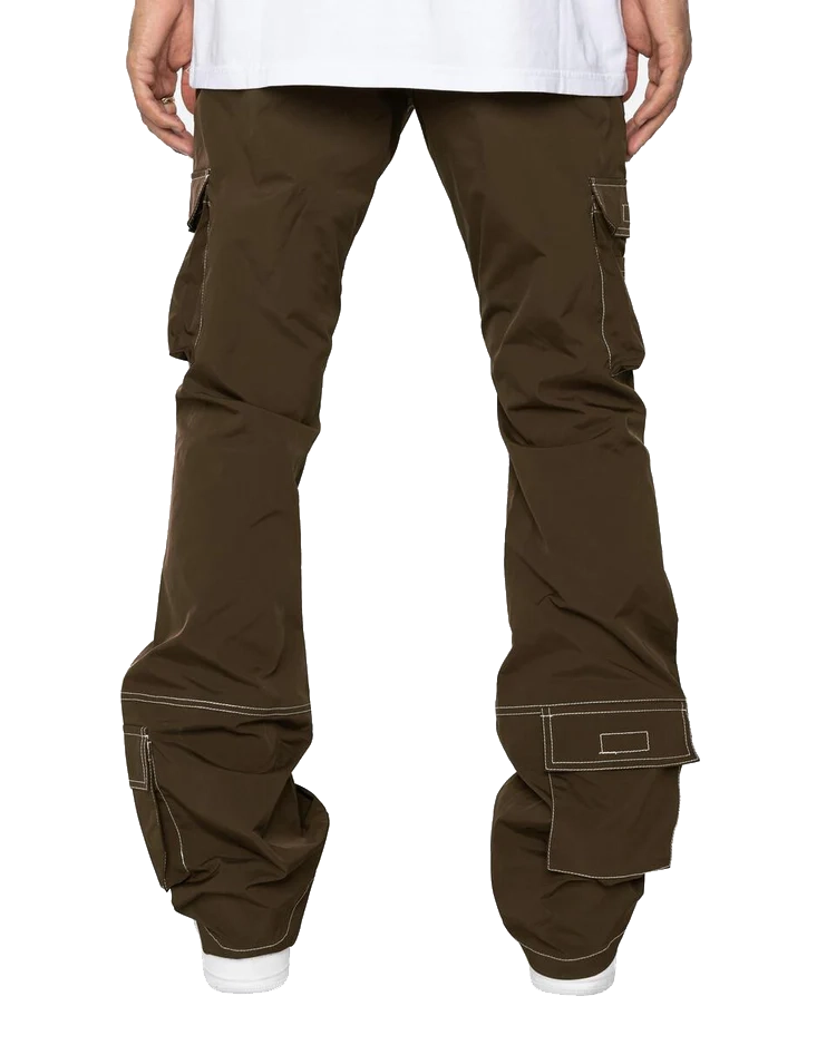 EPTM STACKED CARGO PANTS BROWN - EPTM023