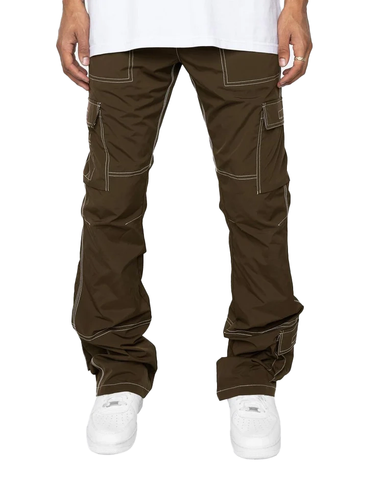 EPTM STACKED CARGO PANTS BROWN - EPTM023