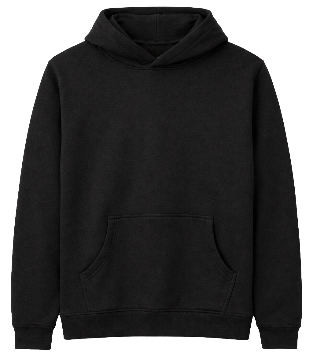 LA FAMILIA HEAVYWEIGHT HOODIE BLACK - LFSP25KT100E