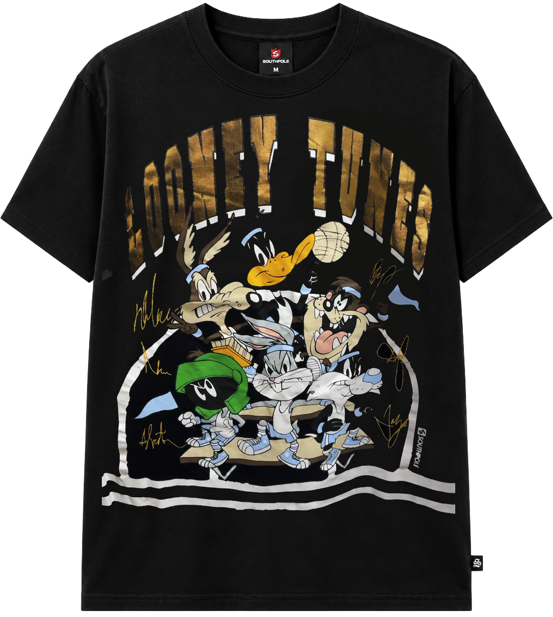 SOUTH POLE X LOONEY TUNES T-SHIRT BLACK - SWM450228