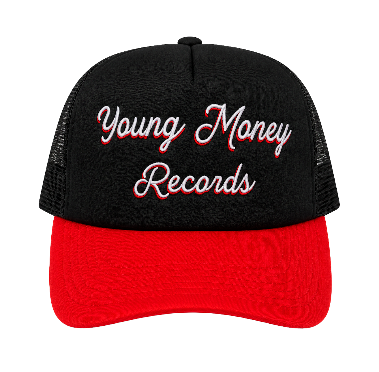 REASON X LIL WAYNE SNAPBACK TRUCKER HAT BLACK/RED - RLW-19