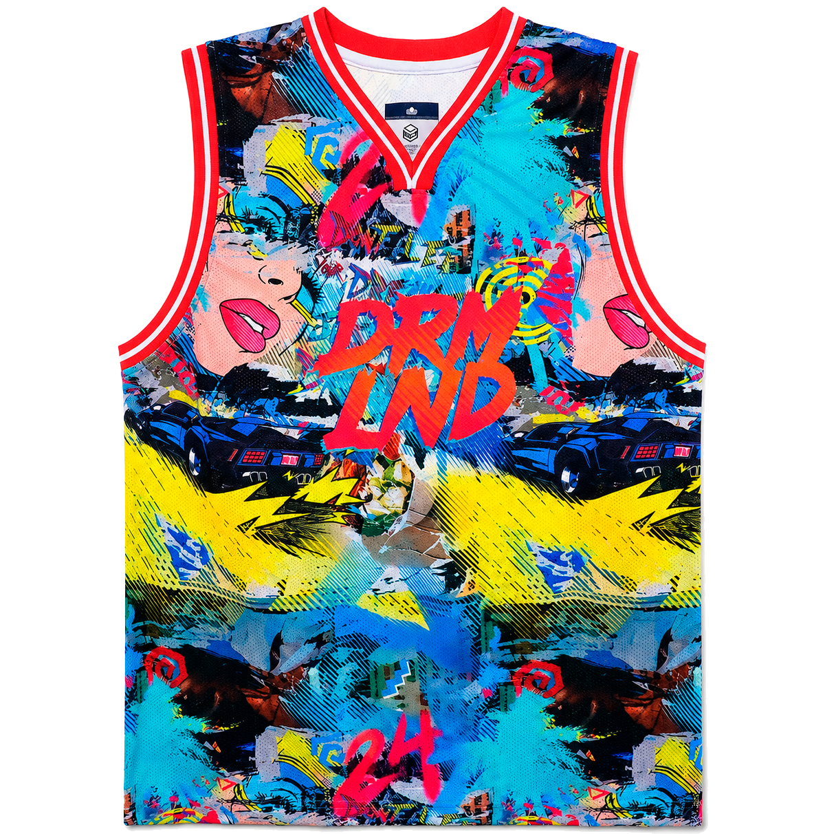 DREAMLAND BASKETBALL JERSEY MULTI - D2206T0672