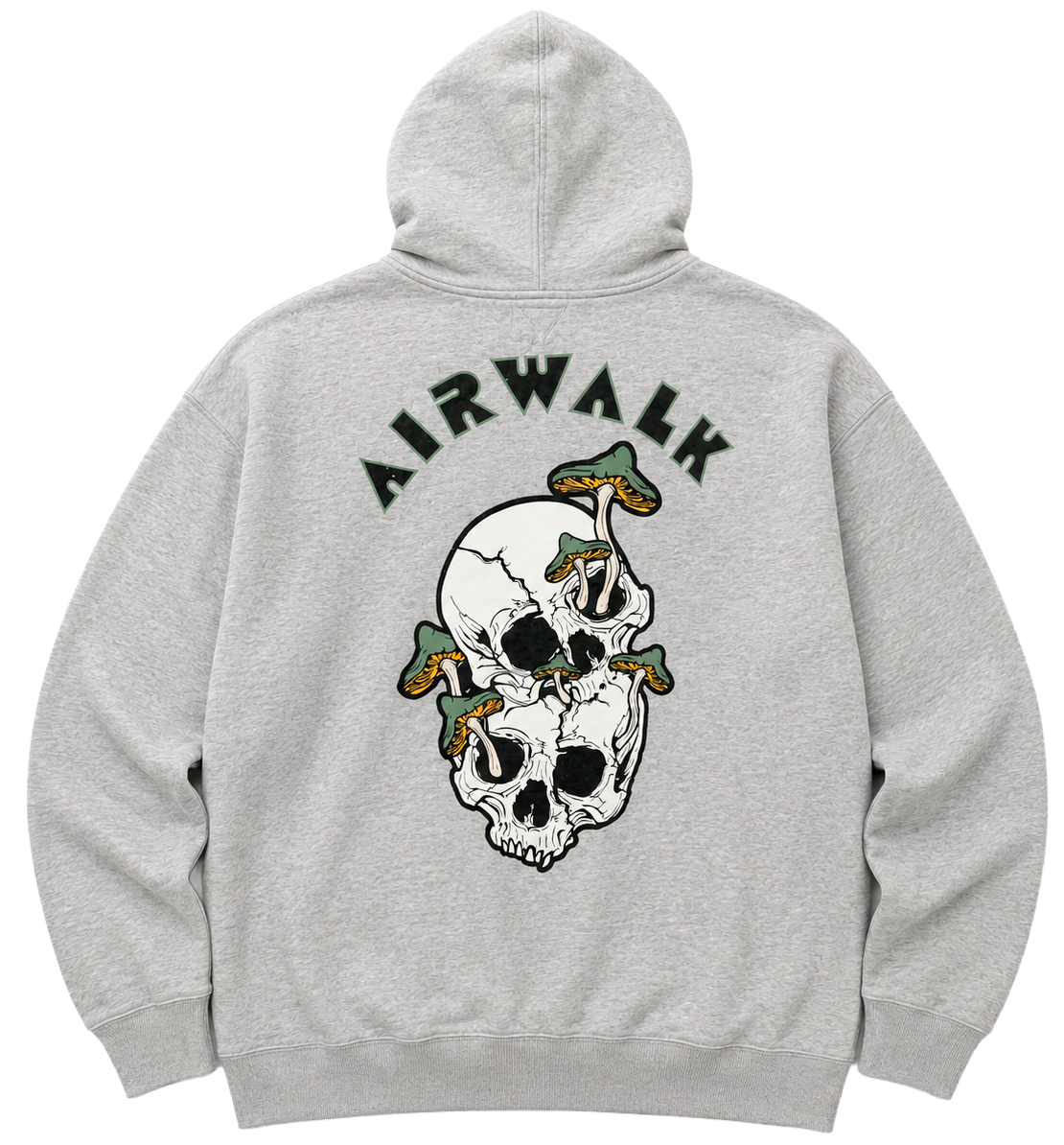 AIRWALK GRAPHIC HOODIE H. GREY - 44AWM0130OP-030P6