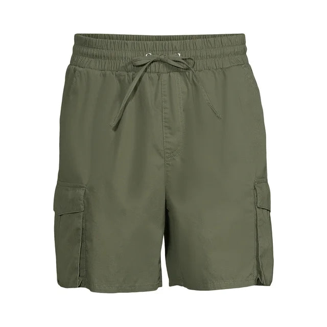 NO BOUNDARIES UTILITY CARGO SHORTS GREEN - NB14100096567B