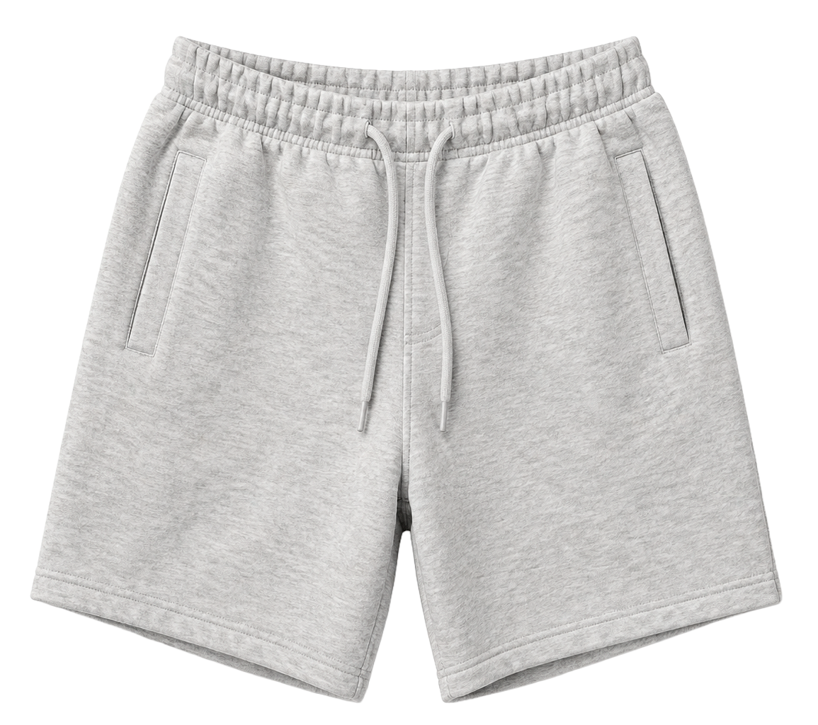 RIFLESSI SWEAT SHORTS H.GREY - MS-52