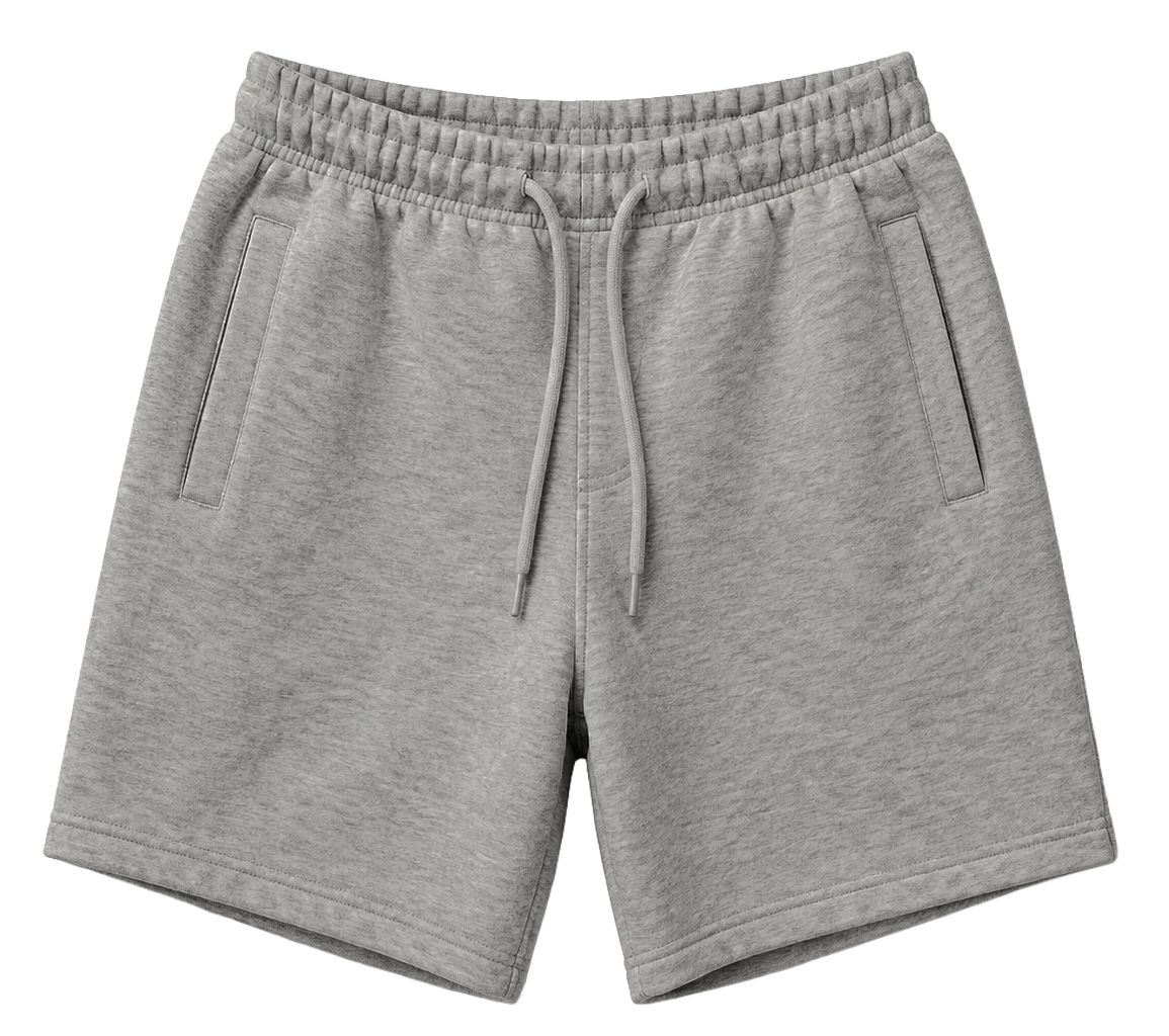 RIFLESSI SWEAT SHORTS GREY - MS-52