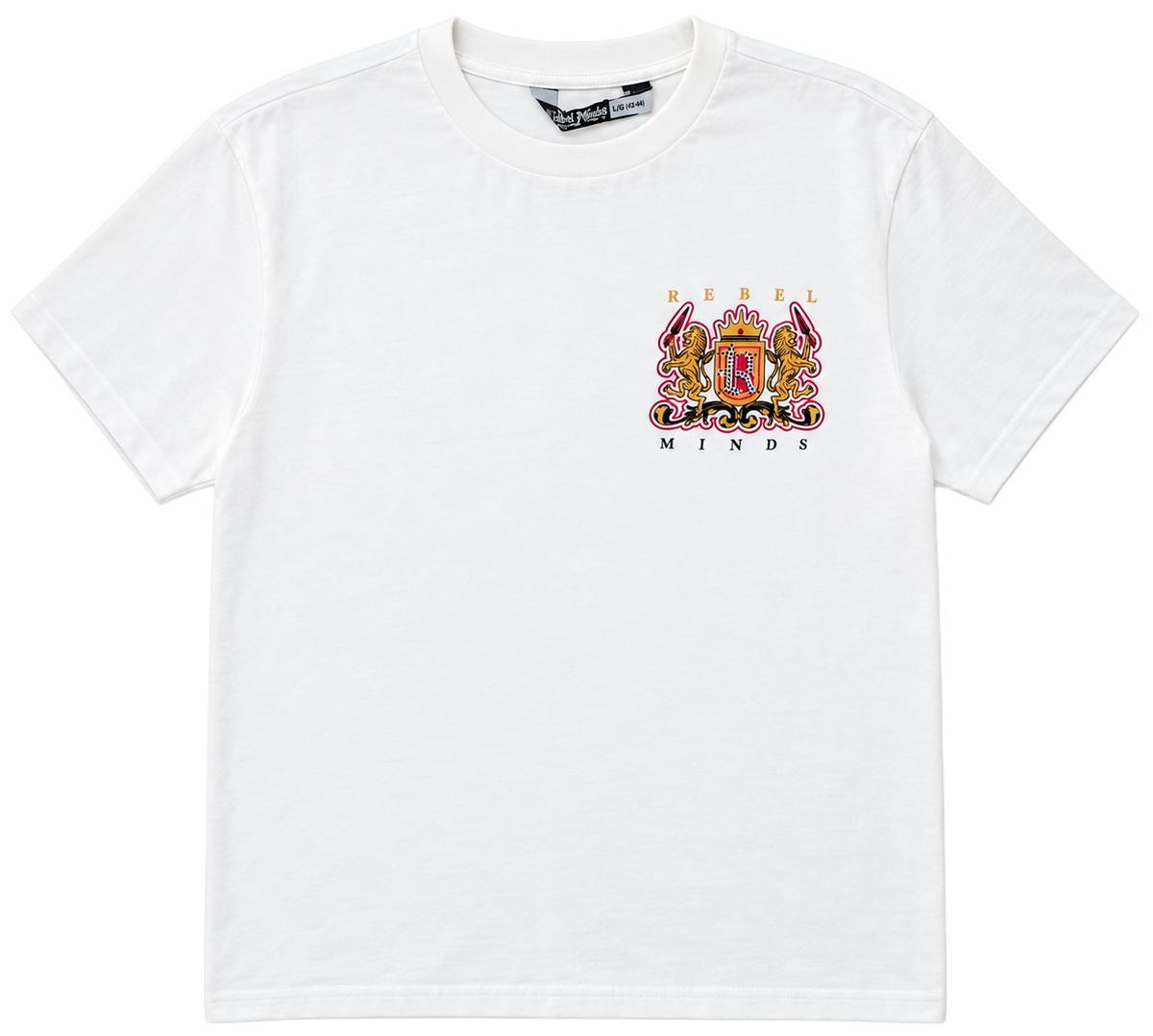 YOUTH REBEL MINDS T-SHIRT WHITE - 851-B151