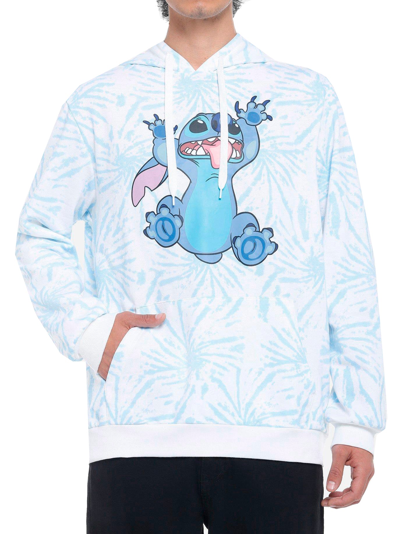LICENSED DISNEY STITCH HOODIE SWEATSHIRT BRIGHT WHITE - 2DNY7183