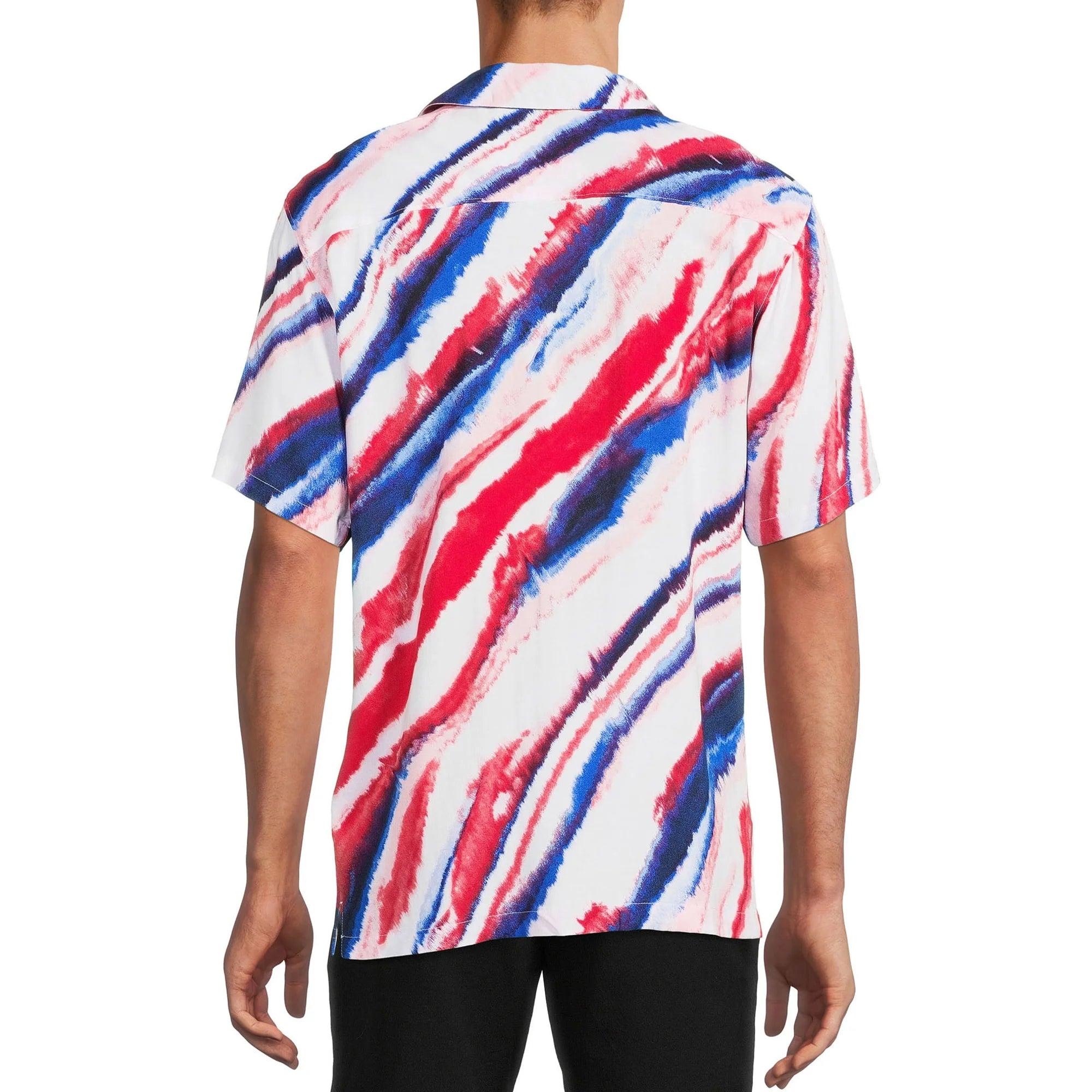 NO BOUNDARIES S/S BUTTON DOWN BLUE/WHITE - NB23100073079