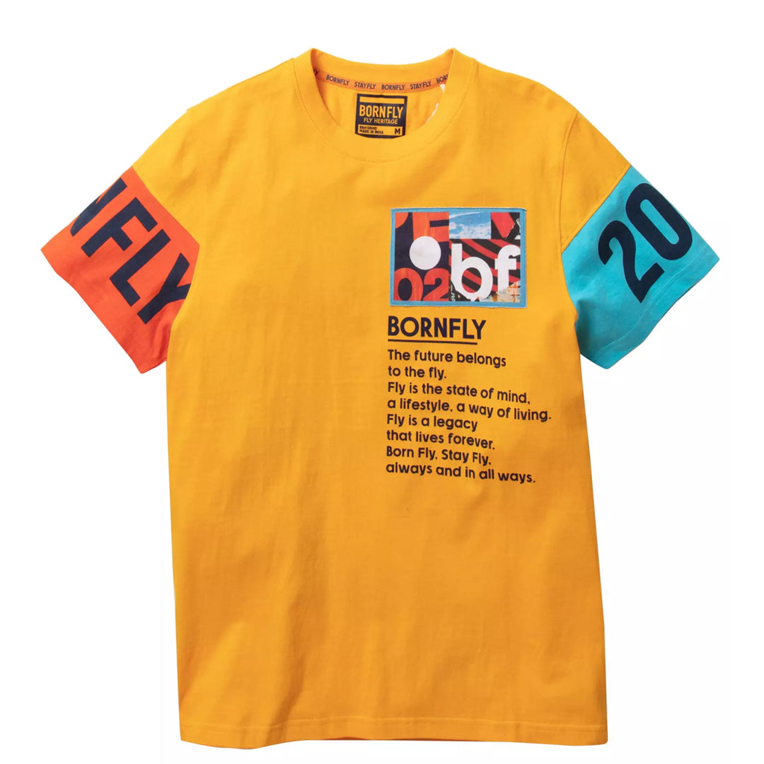 Born Fly Gold Short Sleeve Shirt - 2202T4337