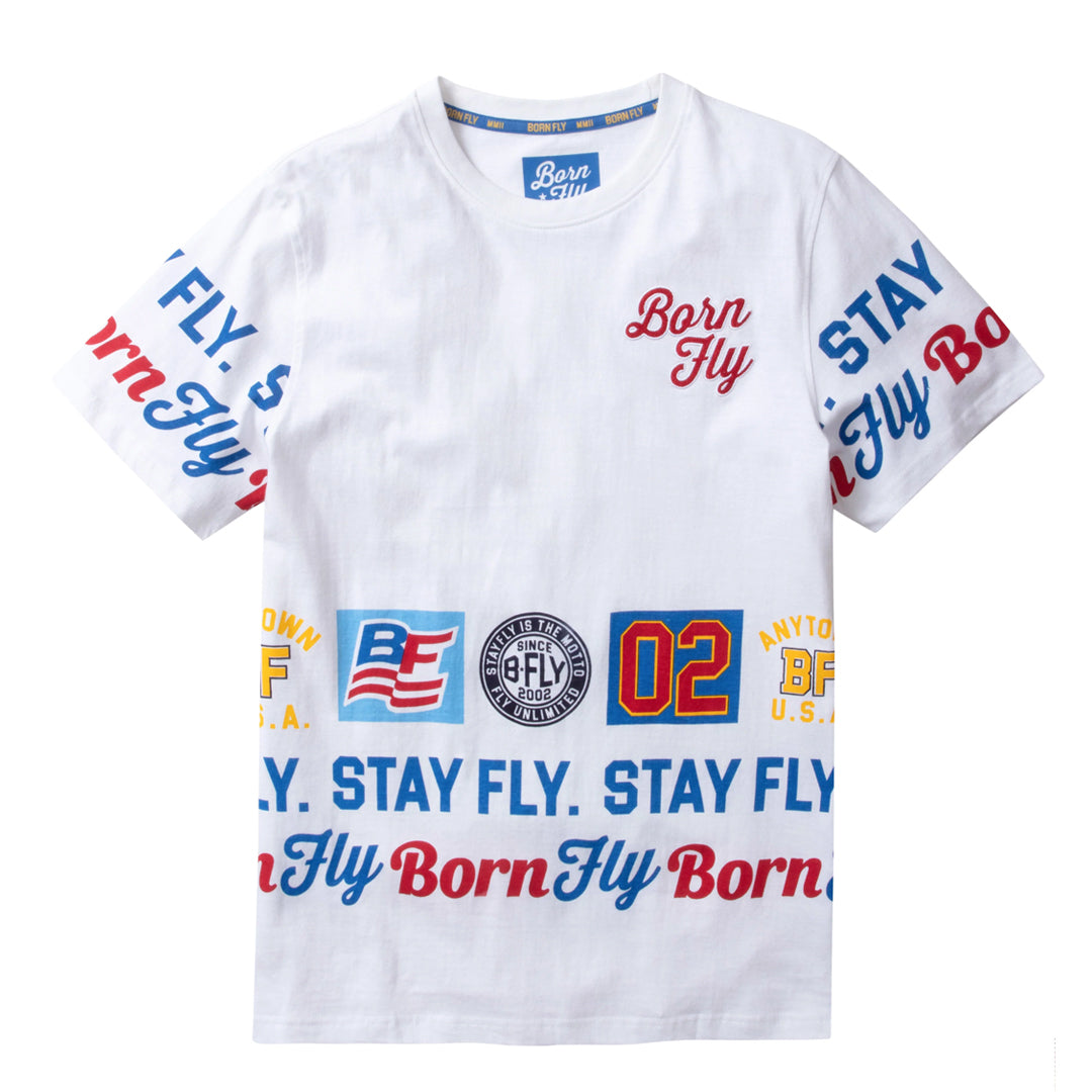 Born Fly White Short Sleeve Shirt - 2208T4483
