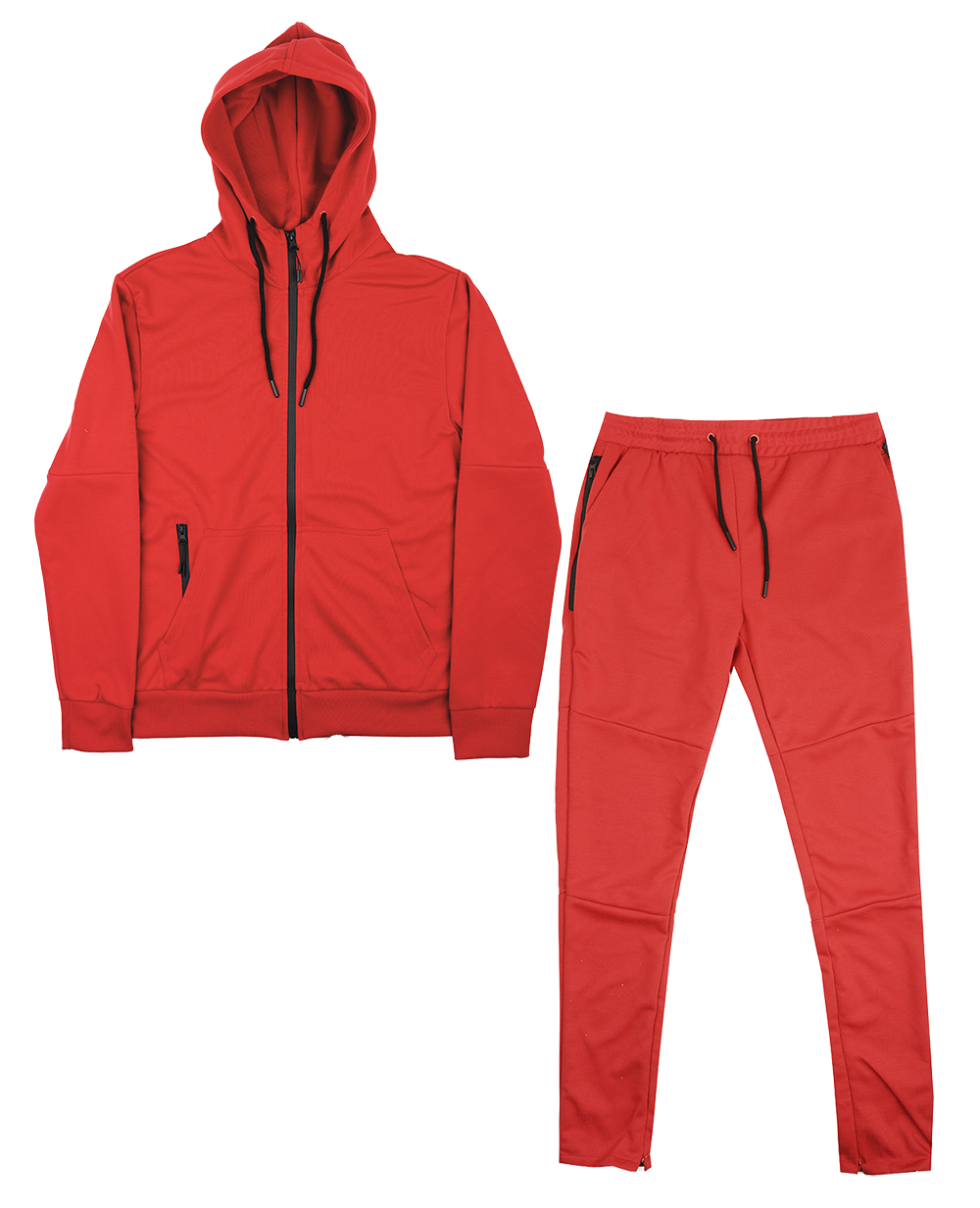 TRUE BORN TRACK JACKET & PANTS SET RED - TF601-TH404