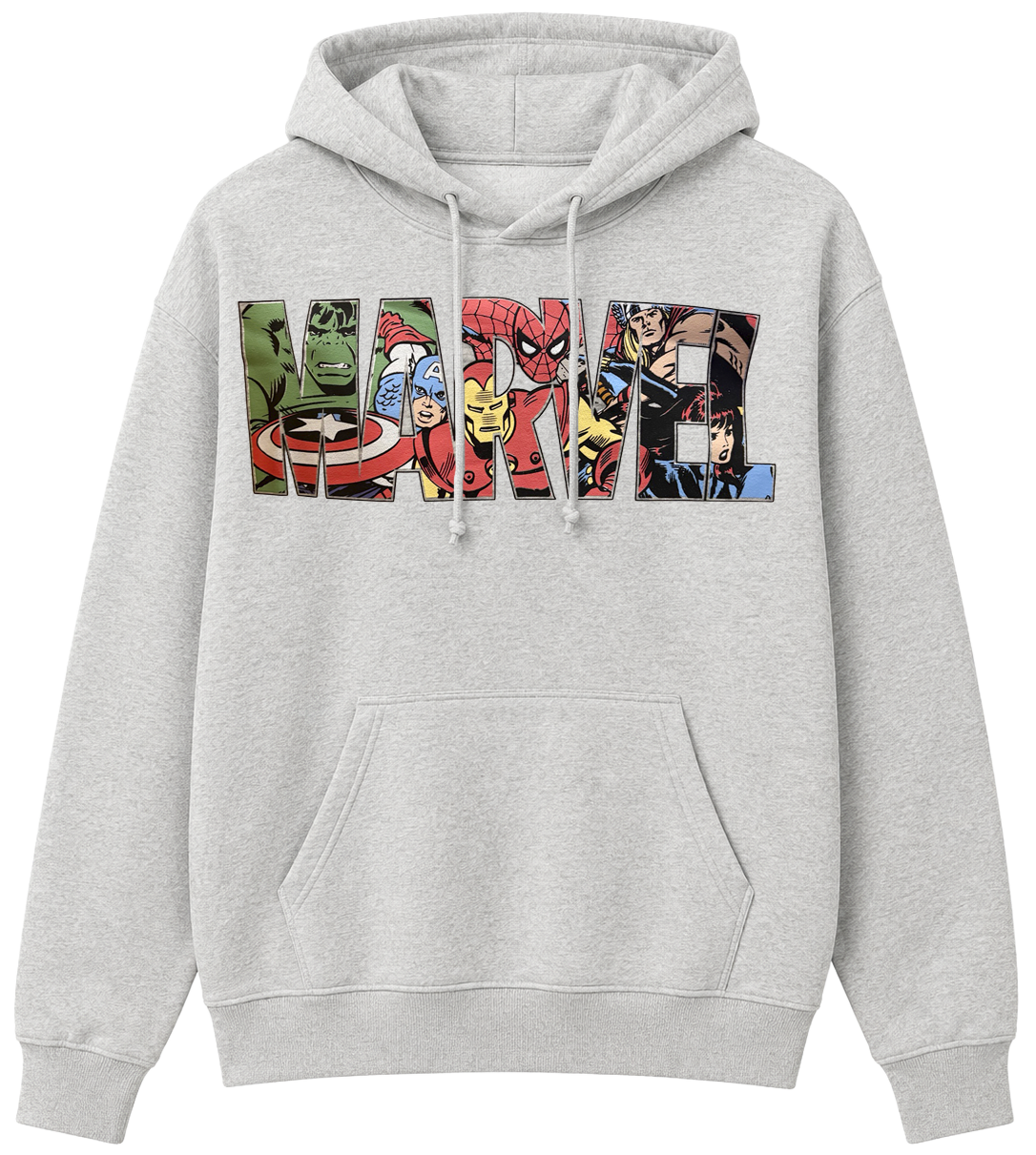 LICENSED MARVEL HOODIE H.GREY - 4MCS01120MB