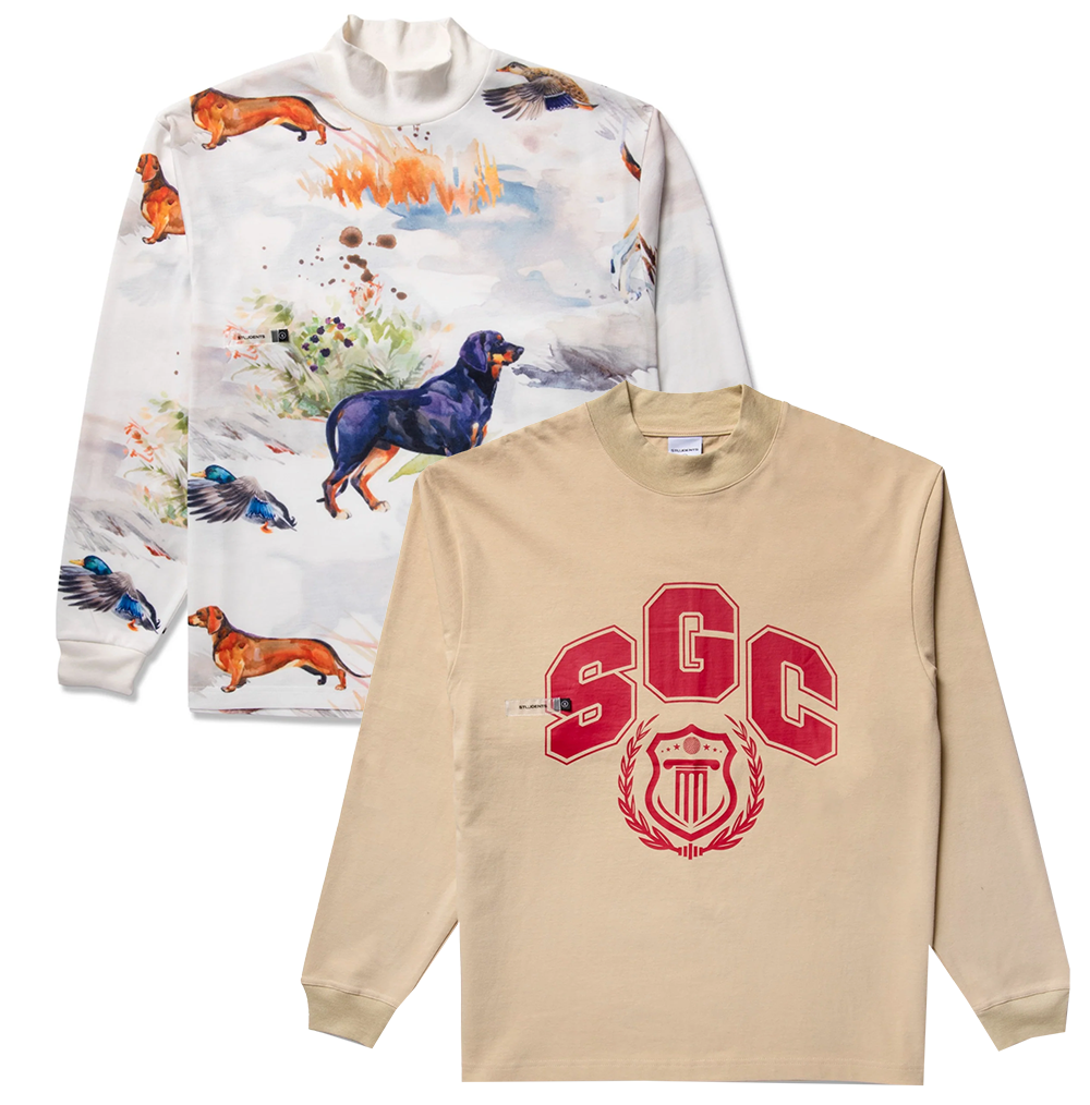 STUDENTS ASSORTED LONG SLEEVES MULTI - STDNTLS11