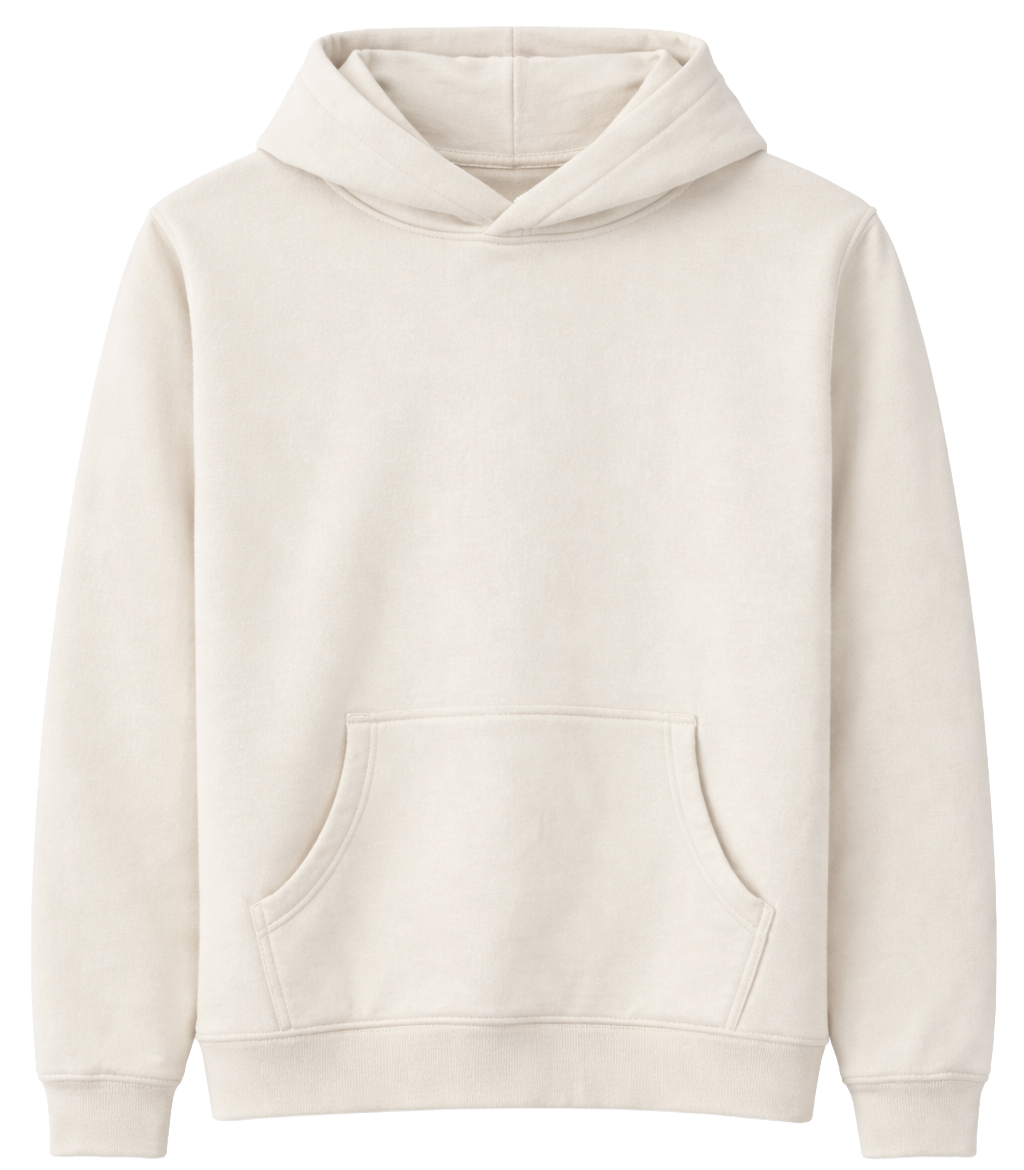 LA FAMILIA HEAVYWEIGHT HOODIE BONE - LFSP23HD001