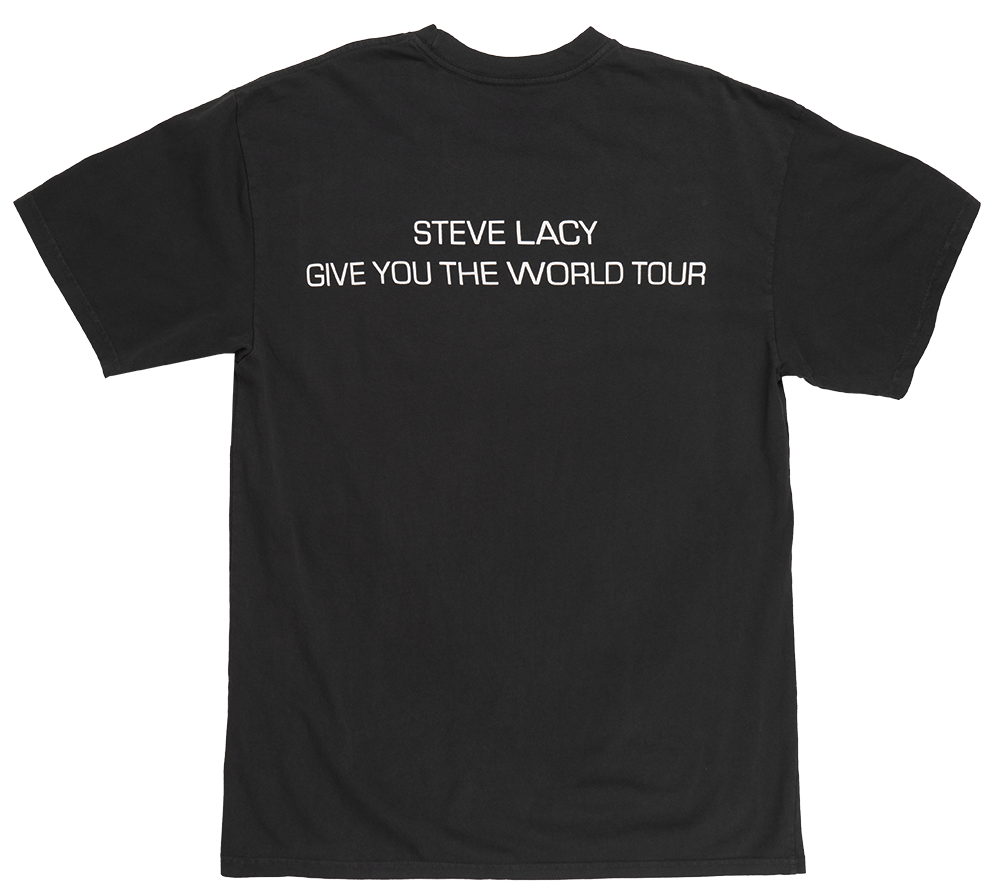 STEVE LACY T-SHIRT BLACK - HIP BONE