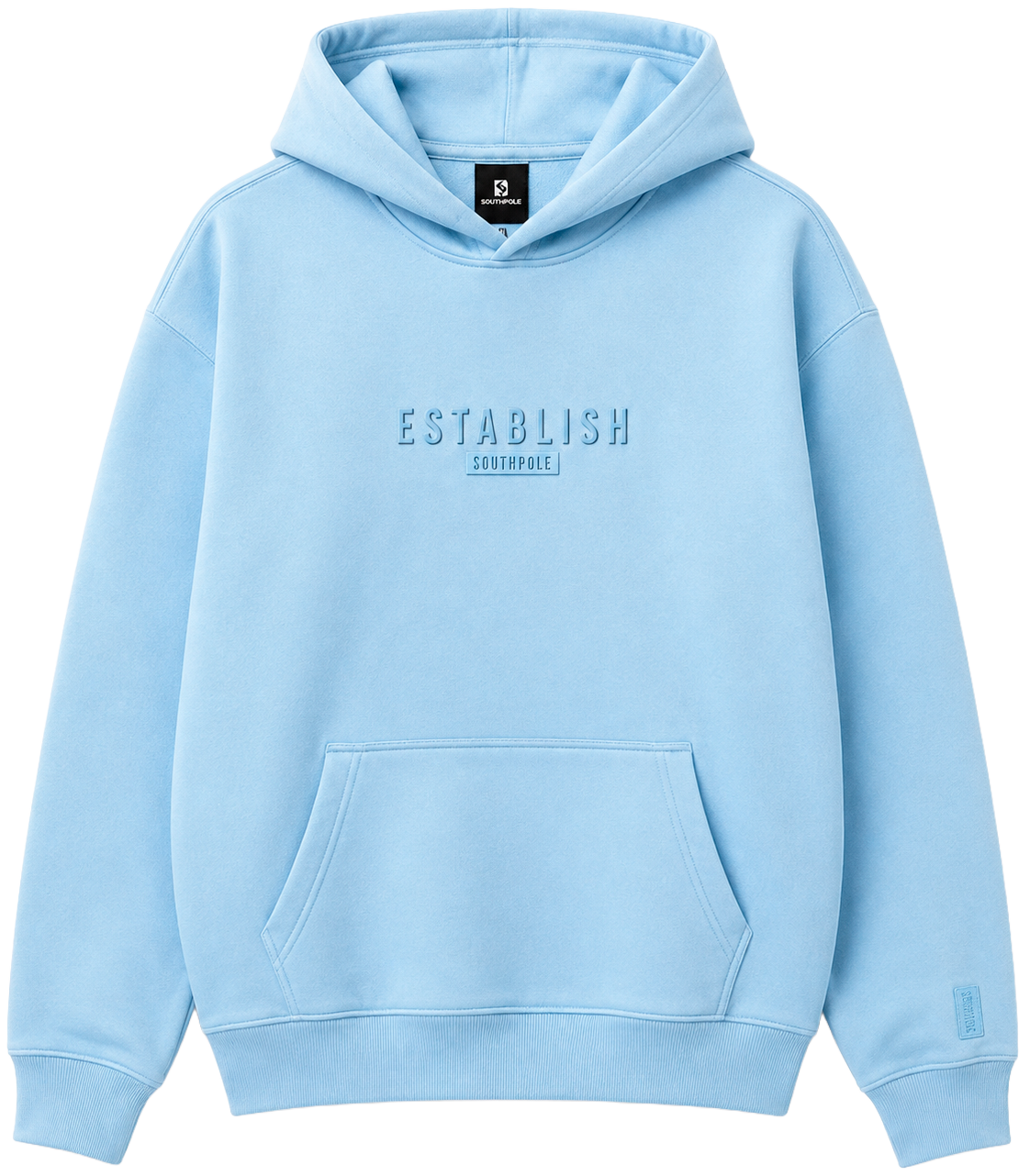 SOUTH POLE ESSENTIALS HOODIE LT BLUE - SM471510