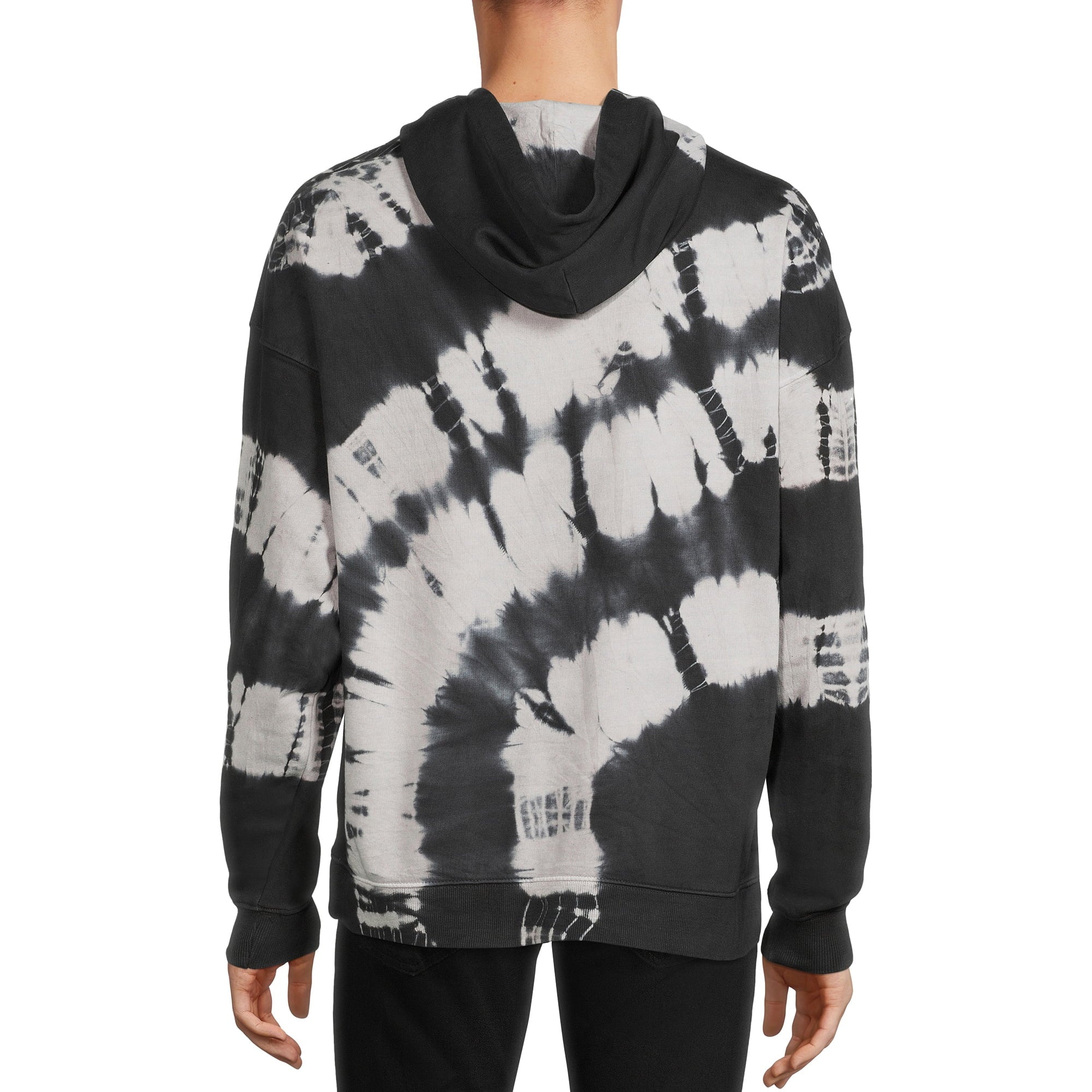 NO BOUNDARIES HOODIE BLACK SOOT TIE DYE - NB32100021537EB