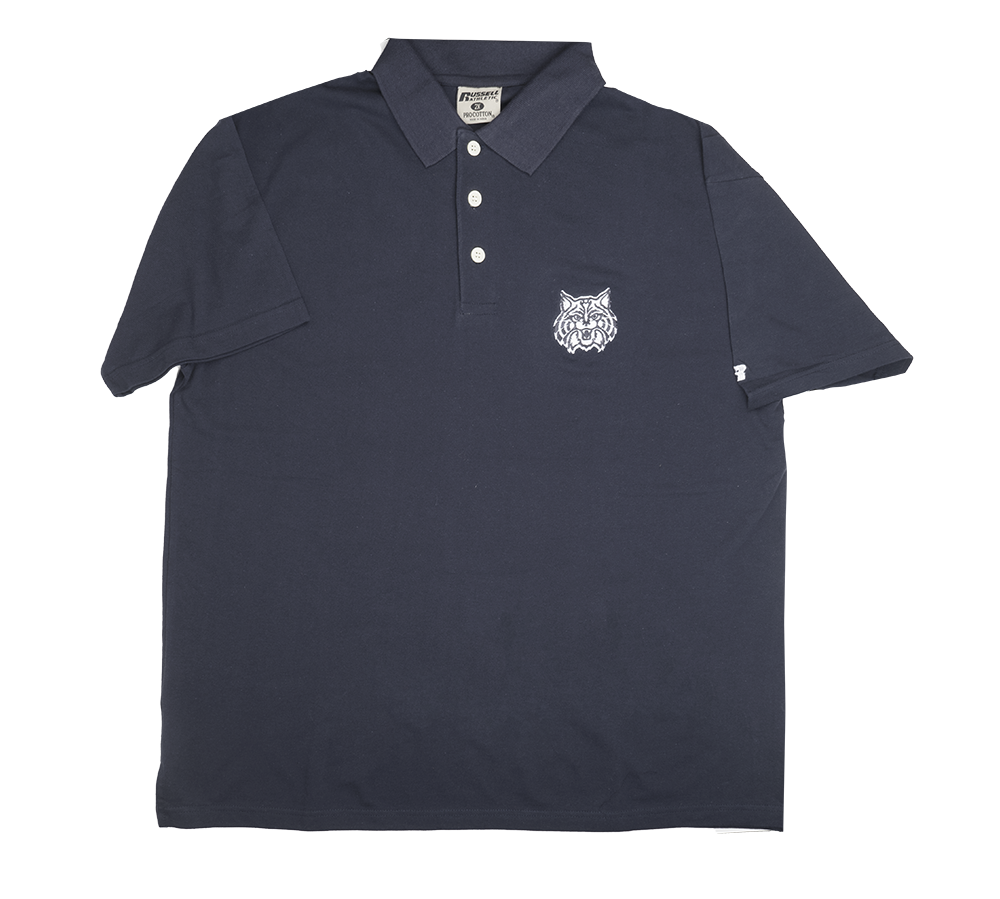 ARIZONA WILDCATS S/S POLO SHIRT DK NAVY - RUSS003