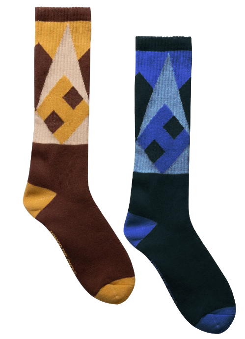 HONOR THE GIFT ASSORTED RIBBED SOCKS 2 COLOR ASST - HTG240387