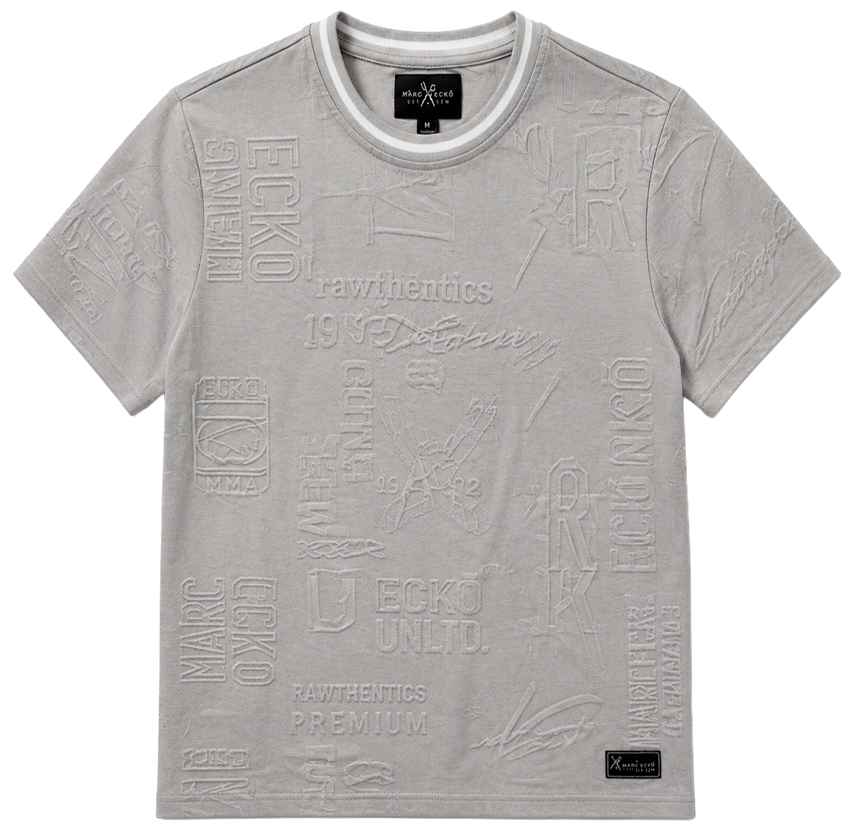 MARC ECKO EMBOSSED T-SHIRT ALLOY - ME15K089