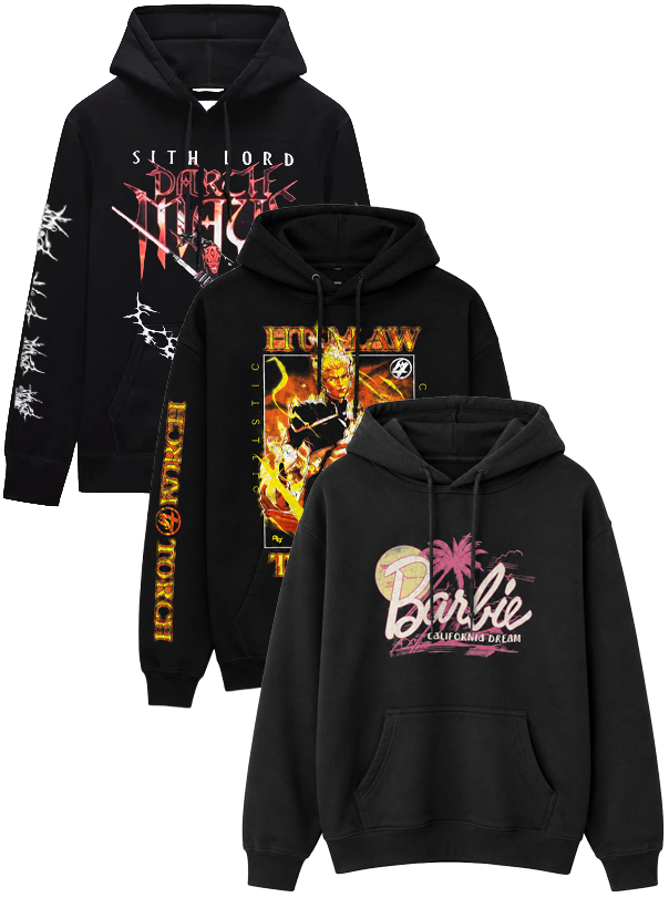 LICENSED ASSORTED GRAPHIC HOODIES (IR) ASST - MOVIES & TV