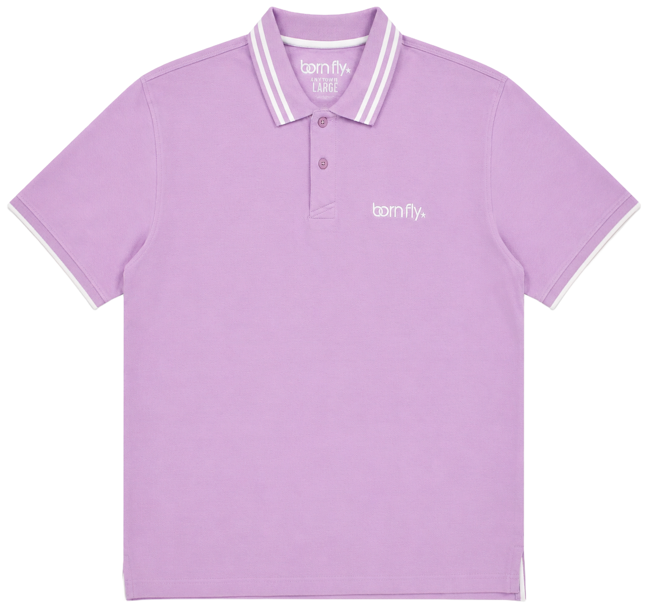 BORN FLY S/S POLO SHIRT ORCHID - 2306P4697