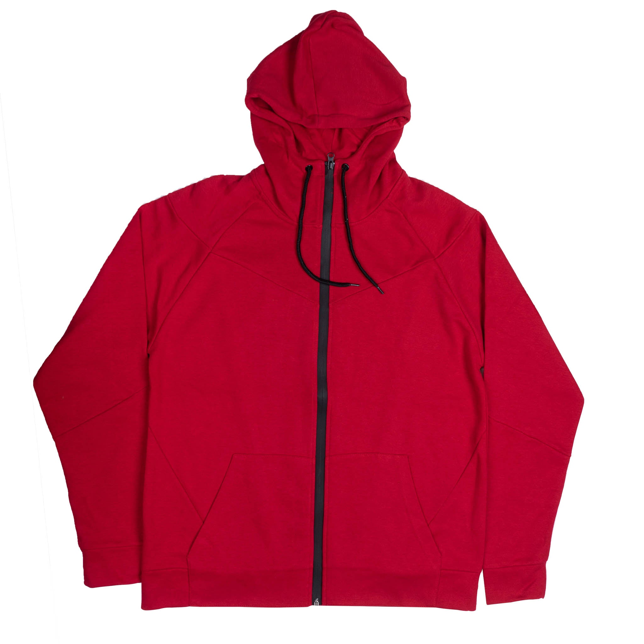 BLUEMARBLE patterned-jacquard zip-up hoodie - Red