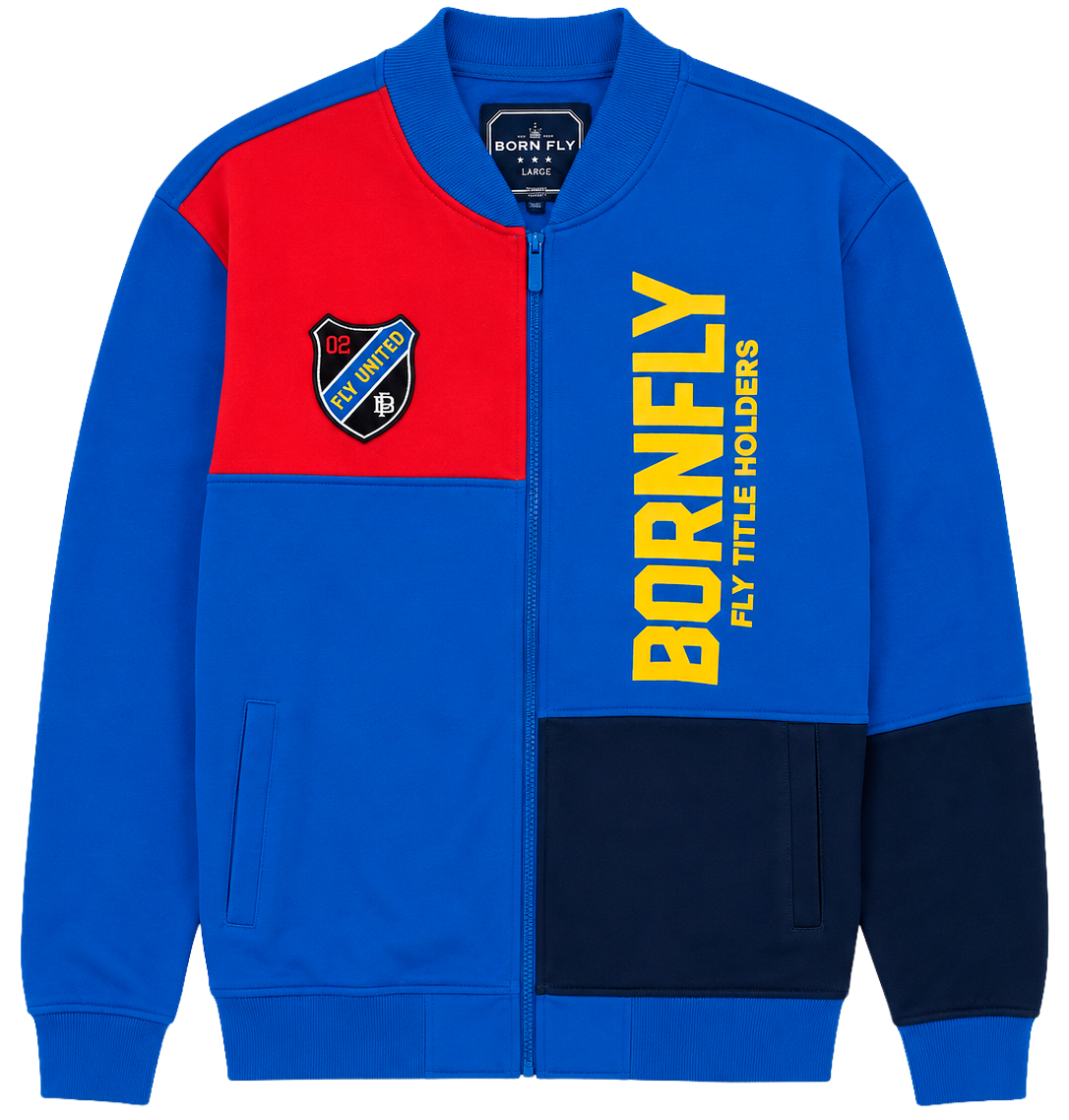 BORN FLY PREMIUM TRACK JACKET BLUE - B05M2735