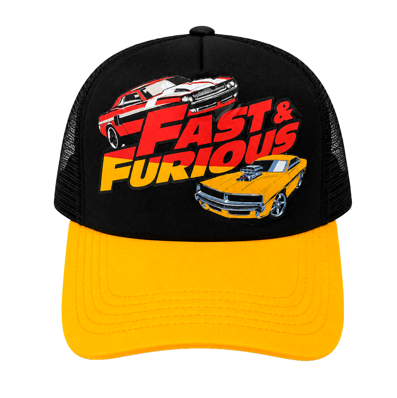 REASON X FAST & FURIOUS SNAPBACK TRUCKER HAT BLACK - FF-008