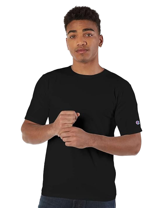 CHAMPION SOLID T-SHIRT BLACK - CD100-BK