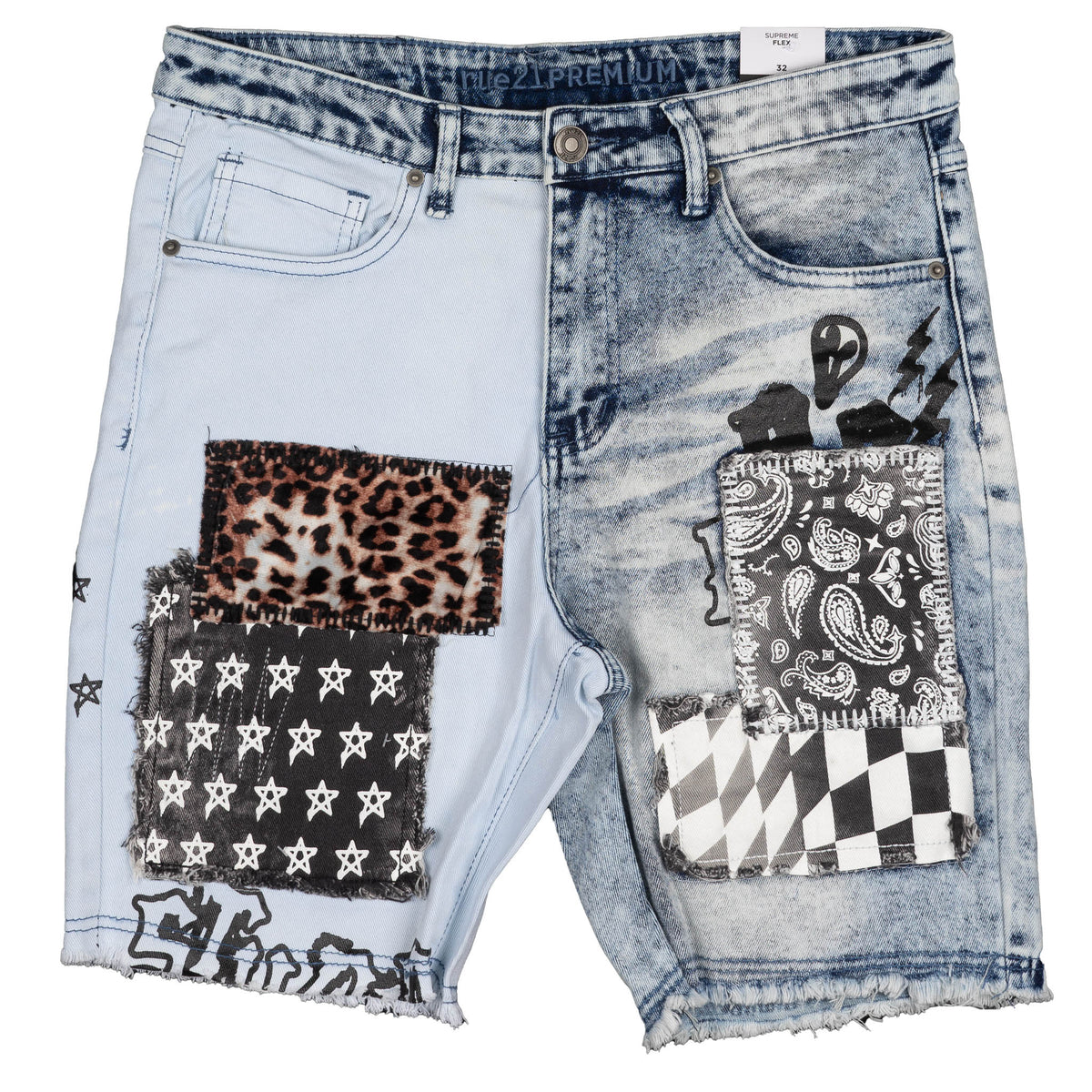 パンツ knuth math twobuckles patchwork denim twobuckles patchwork denim(unisex)/3color | KNUTH MARF