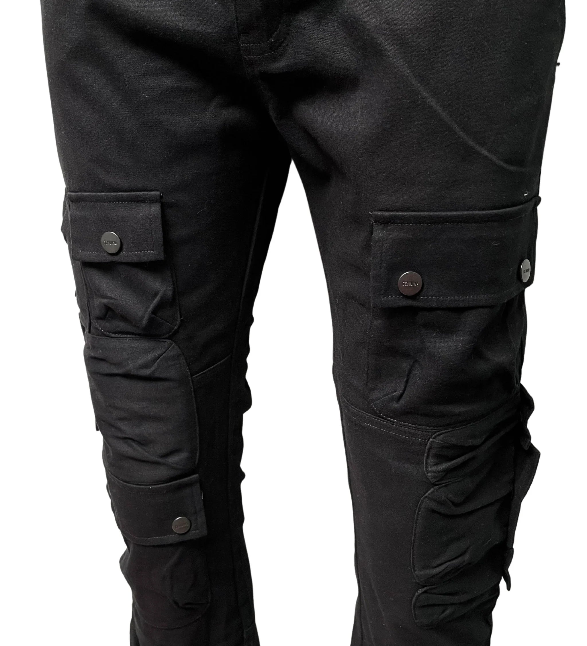 GENUINE TWILL STACK PANTS VINTAGE BLACK - GN167