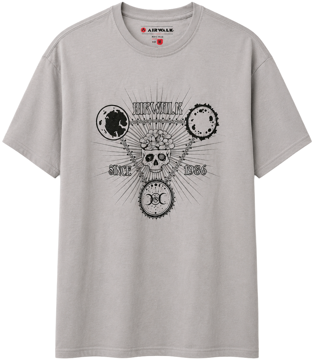AIRWALK GRAPHIC T-SHIRT GREY - 44AWM0178OP-020P6