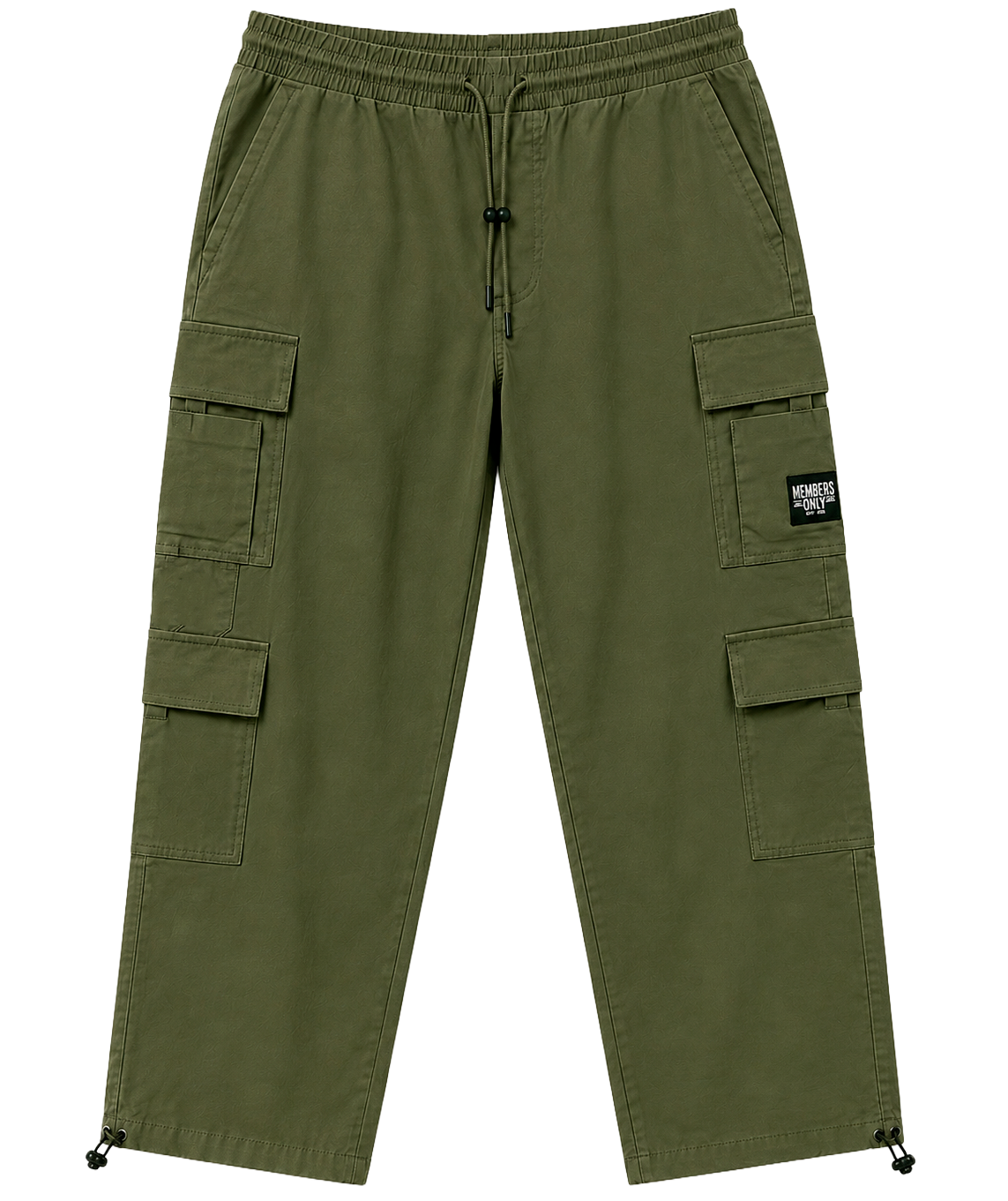 ECKO UNLTD CARGO NYLON PANTS OLIVE - EO15B210