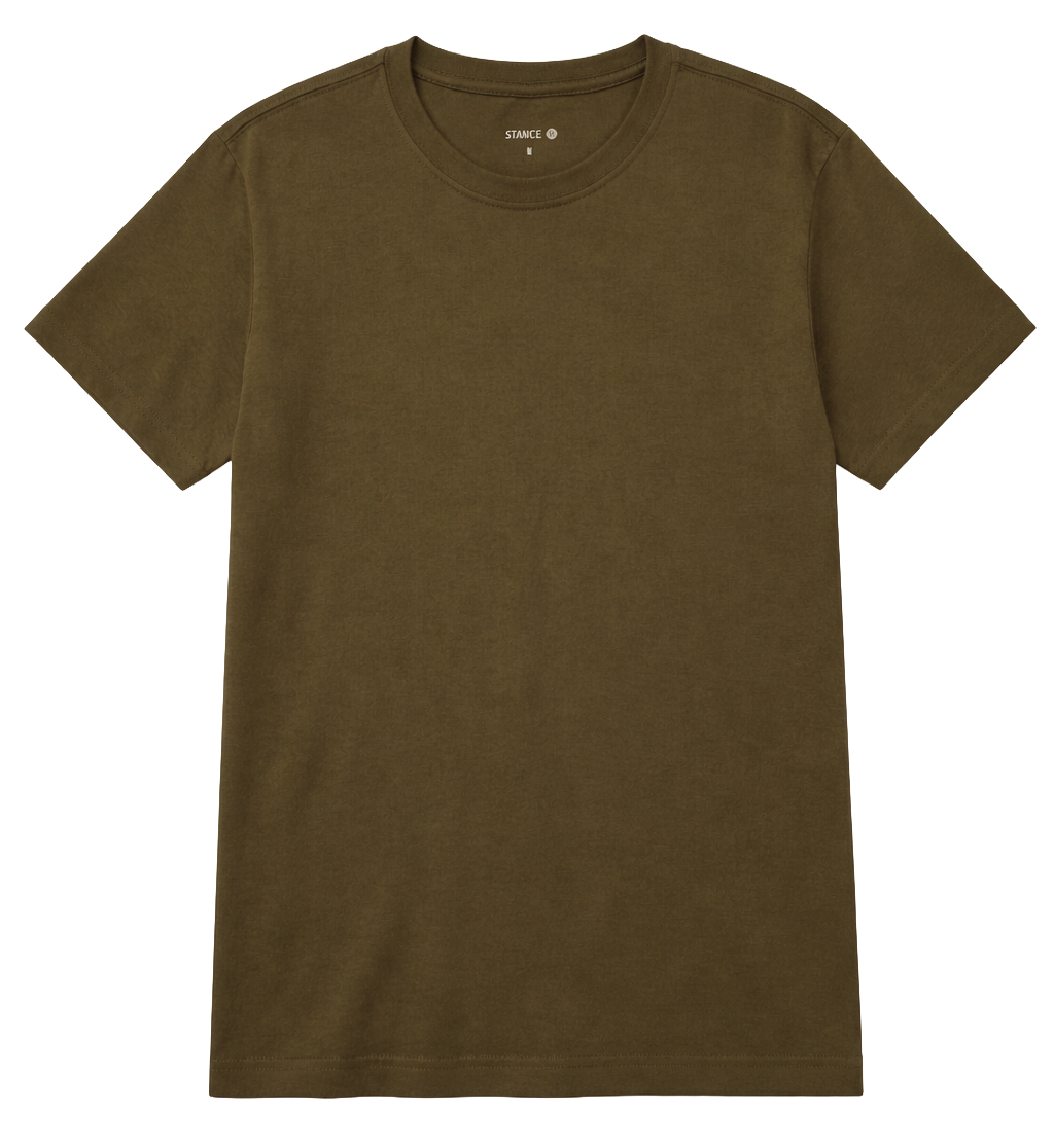 STANCE PREMIERE T-SHIRT DARK BROWN - M2SS1A23BU