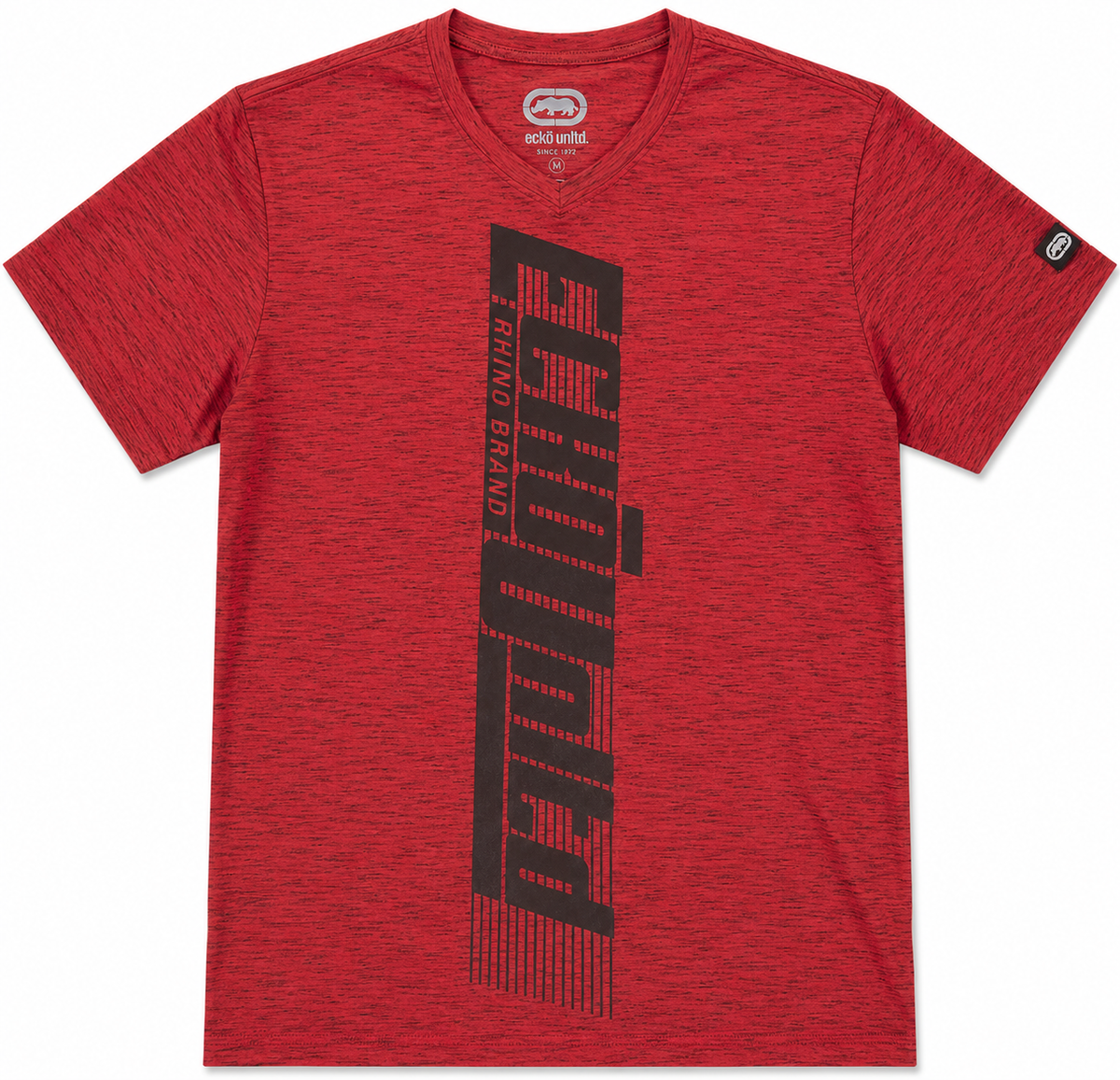 ECKO UNLTD LOGO T-SHIRT RED MARLED - EO12K873