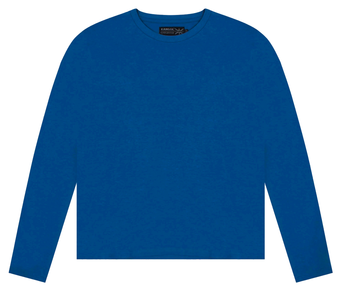 KANGOL CREWNECK SWEATSHIRT HTR ROYAL - K96147