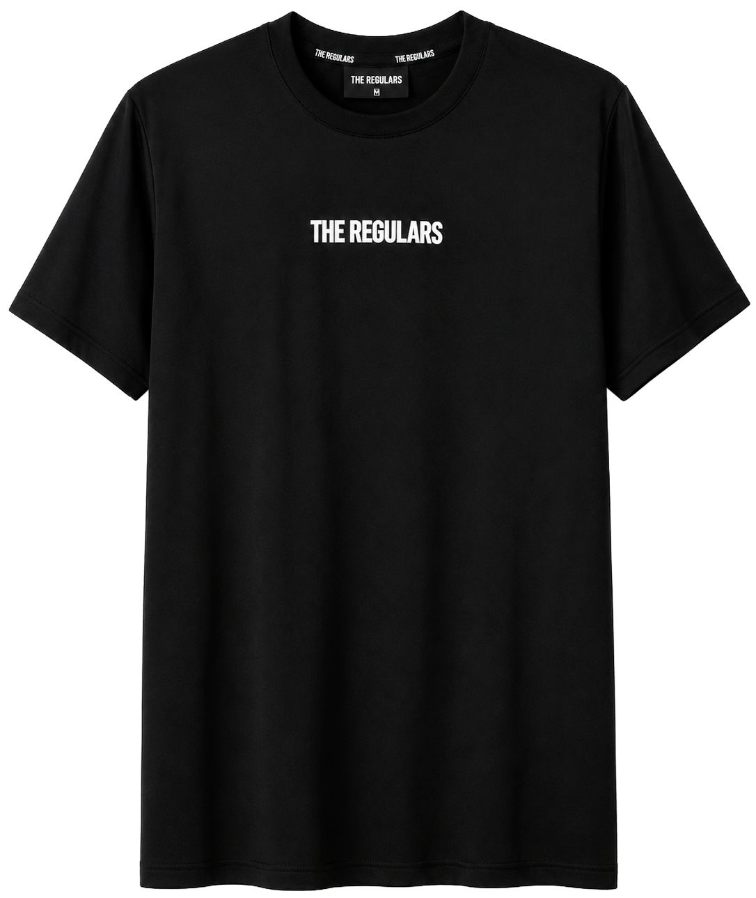 THE REGULARS PERFORMANCE T-SHIRT BLACK - BRAVE