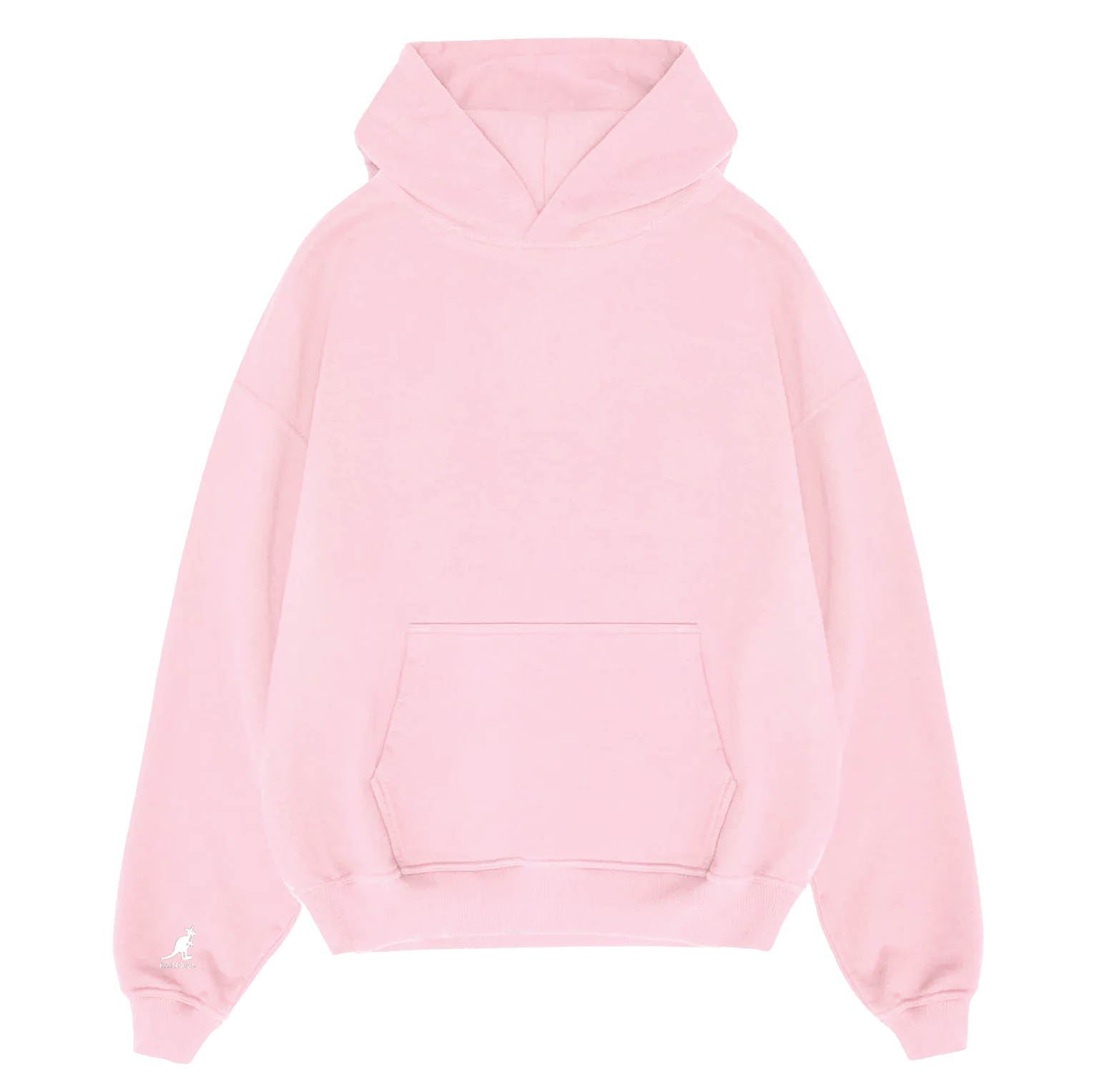 KANGOL FLEECE HOODIE FIRTS BLUSH - K96115