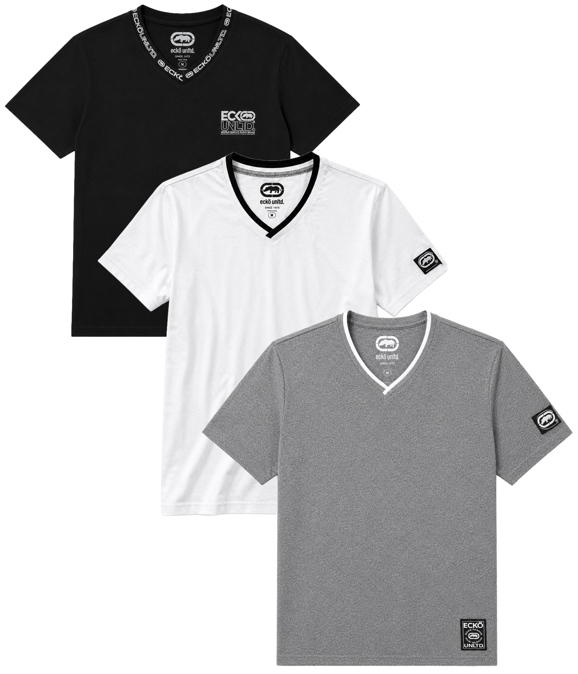 ECKO UNLTD ASSORTED V-NECK T-SHIRTS ASST - ECKVNTA
