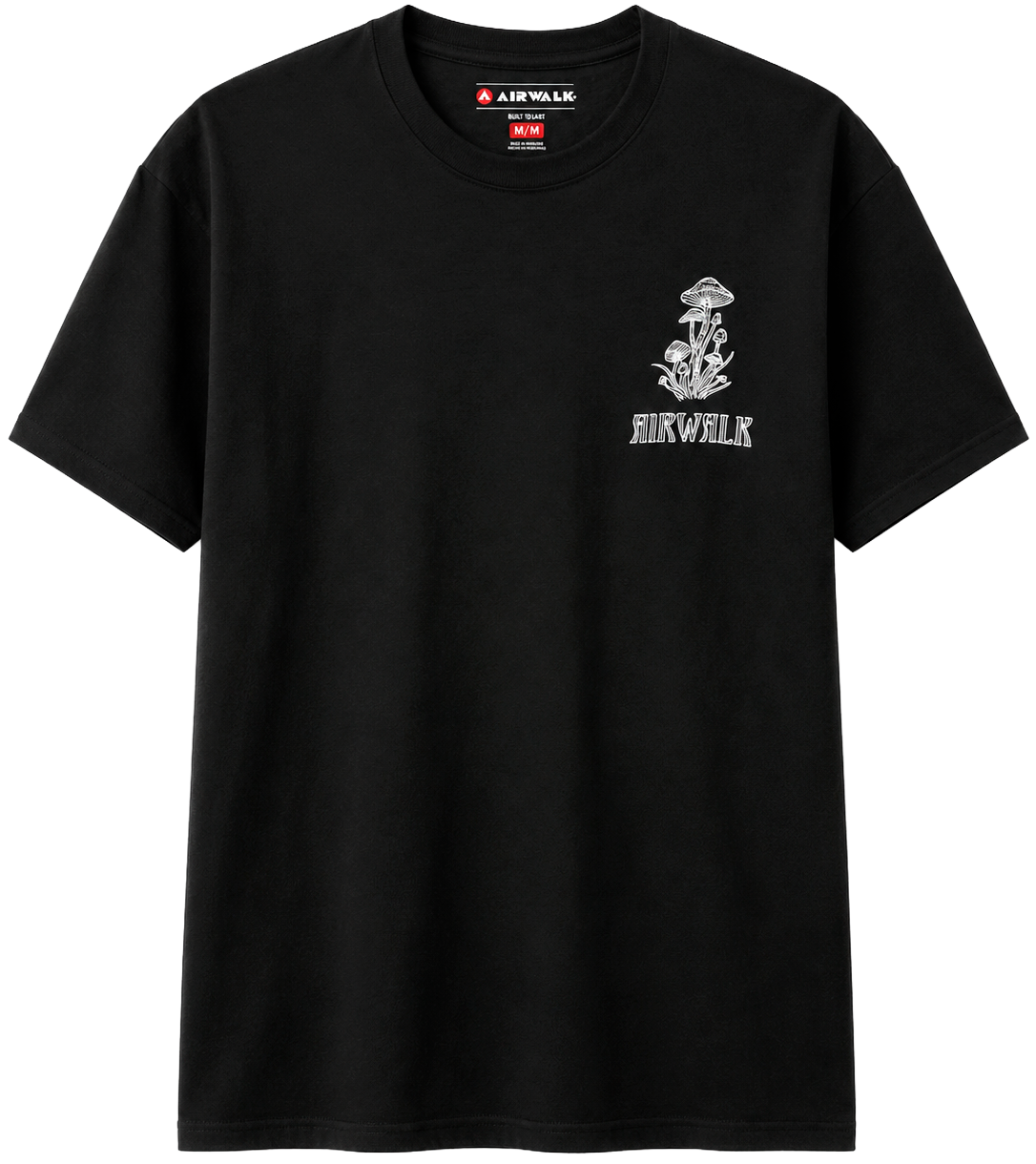 AIRWALK GRAPHIC T-SHIRT BLACK - 44AWM0396OP-003P6