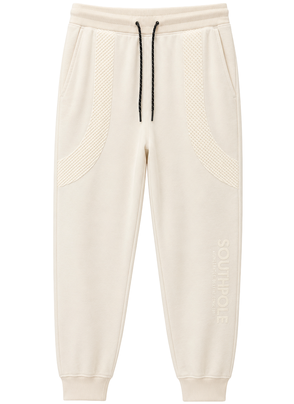 SOUTH POLE FLEECE SWEATPANTS CREAM - SM451581