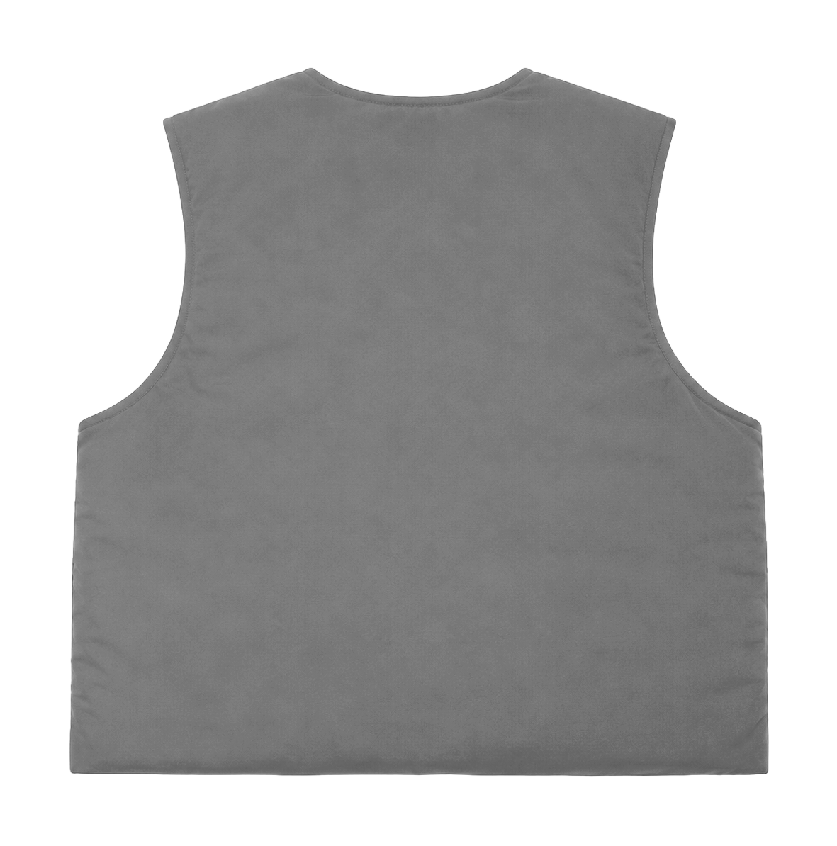 EPTM PUFF BOMBER CROP VEST GREY - EP11163