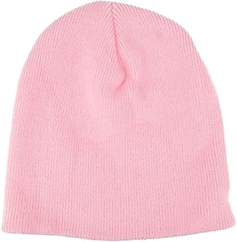 UNISEX SOLID BEANIE PINK - BIOBNSPK