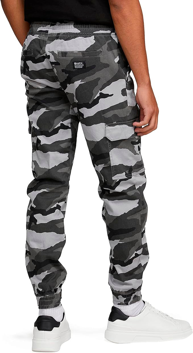 MATIX TWILL CARGO JOGGER PANTS STREET CAMO - MT31B37