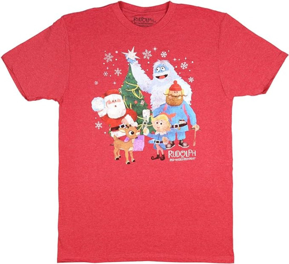 TS3SJ5RUD RUDOLPH THE RED NOSE REINDEER T-SHIRT RED