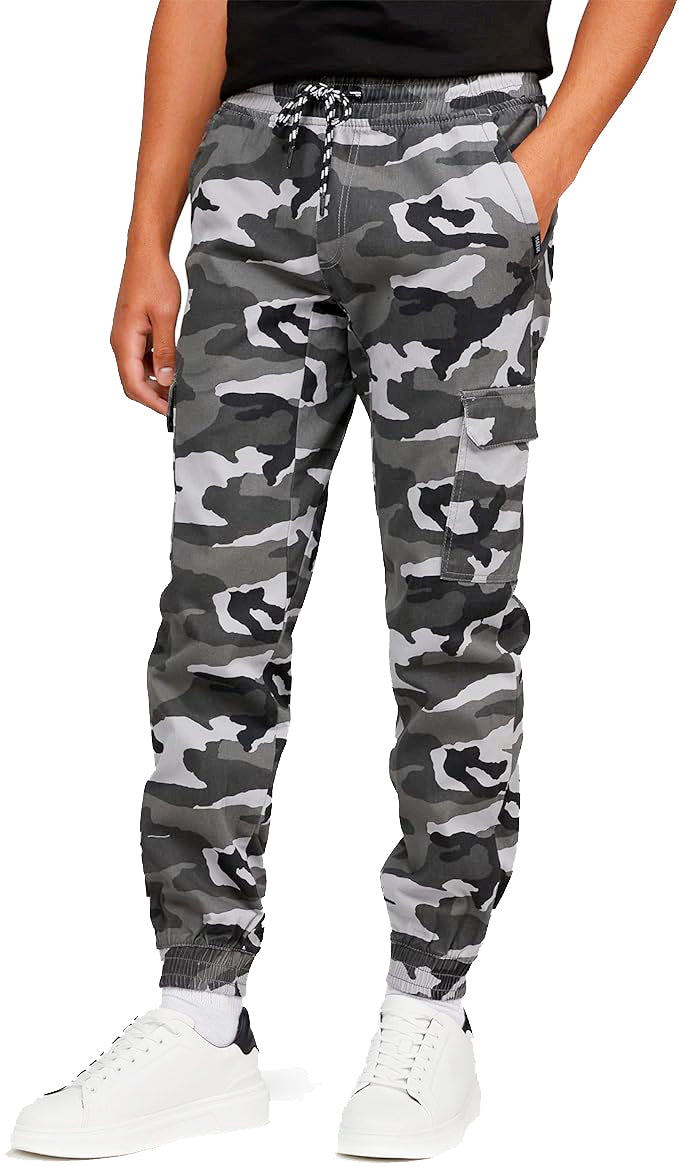 MATIX TWILL CARGO JOGGER PANTS STREET CAMO - MT31B37