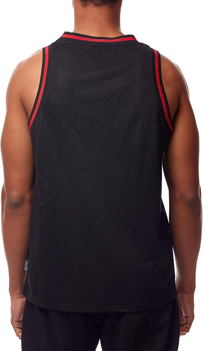 REBEL MINDS BASKETBALL JERSEY BK/RED - 100-120